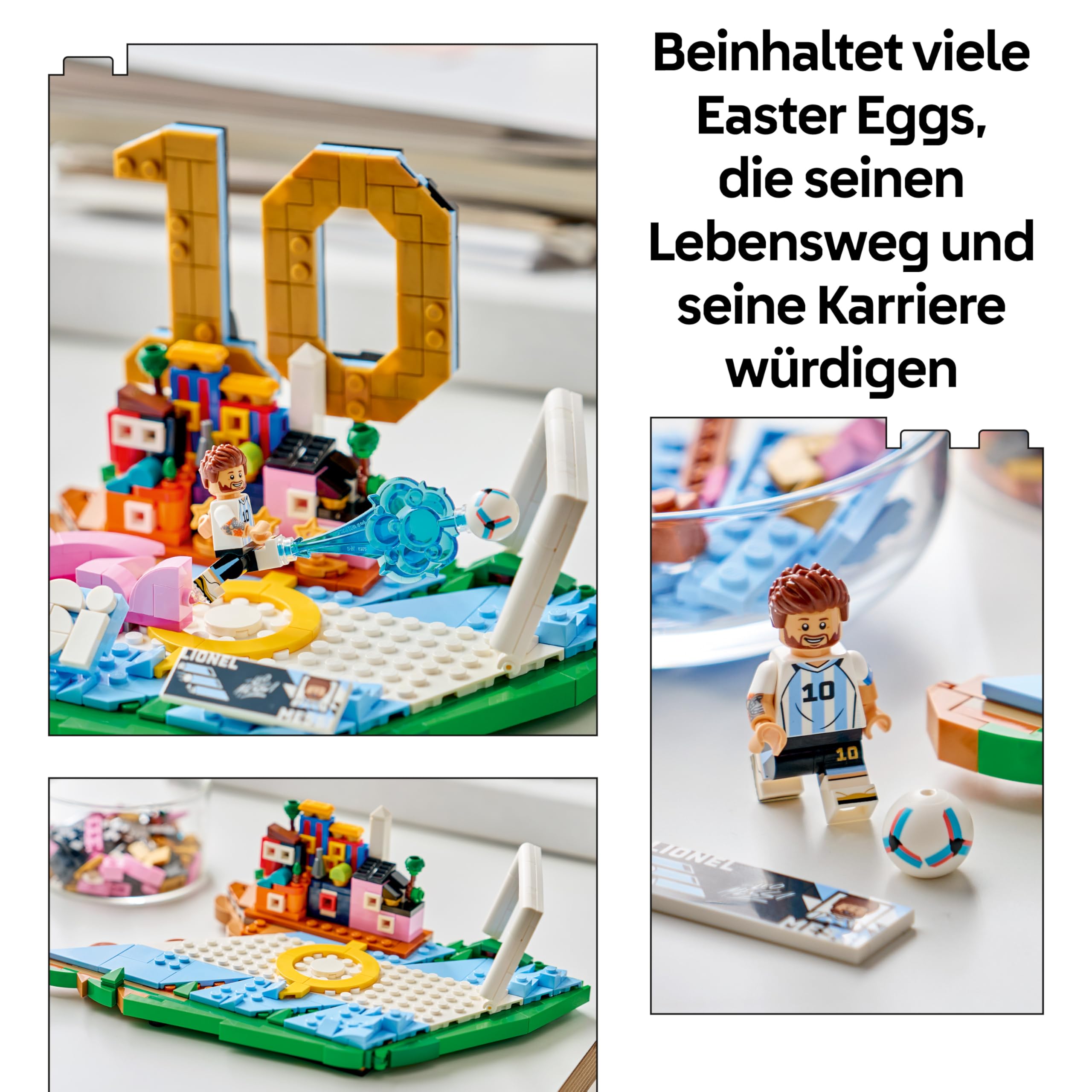 LEGO Editions Lionel Messi – Fußball-Highlights Spielzeug