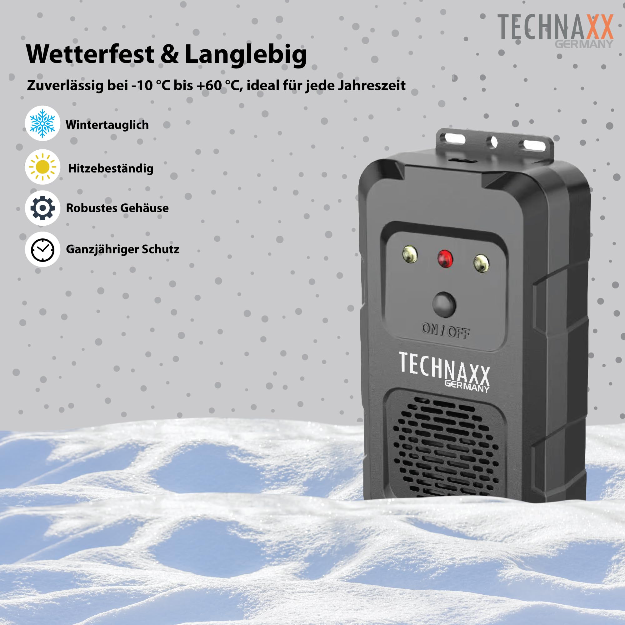 TECHNAXX Marderschreck TX-368 Installationszubehör