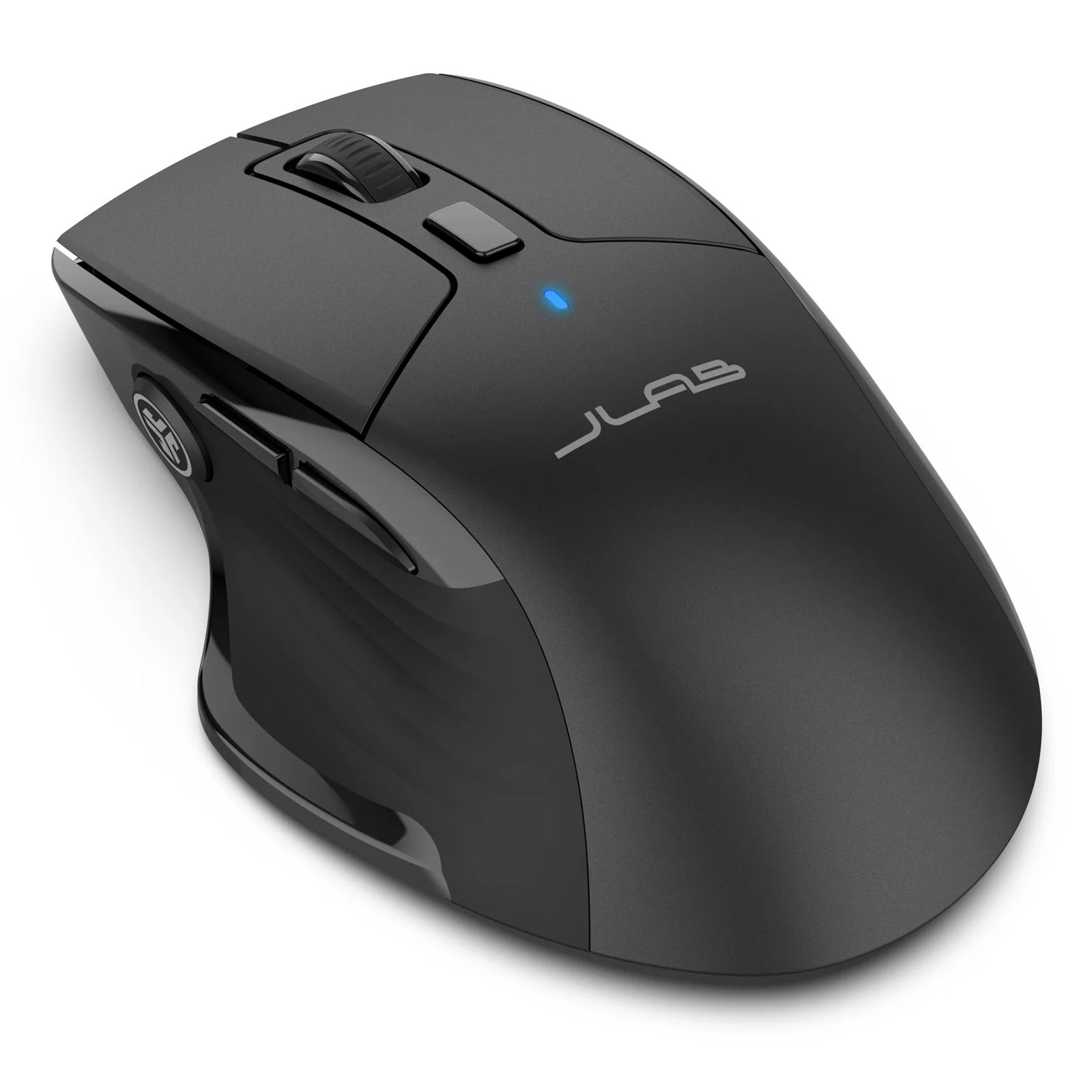 JLab JBuds Mouse Schwarz Funkmaus Bluetooth und 2,4 GHZ Dongle Ergonomisch