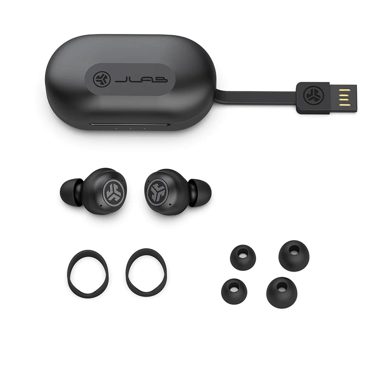 JLab JBuds Air Pro True Wireless Bluetooth In-Ear Kopfhörer Schwarz