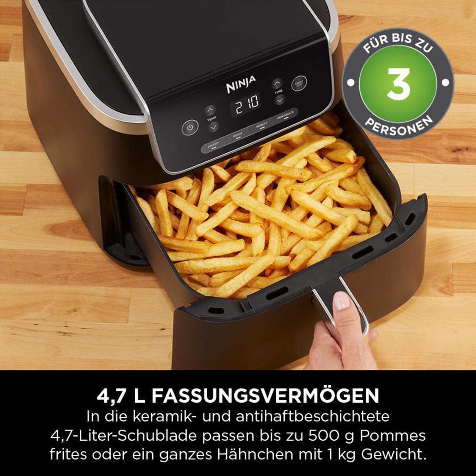 Ninja AF140EU Heißluftfritteuse Ninja AF140EU Heißluftfritteuse
