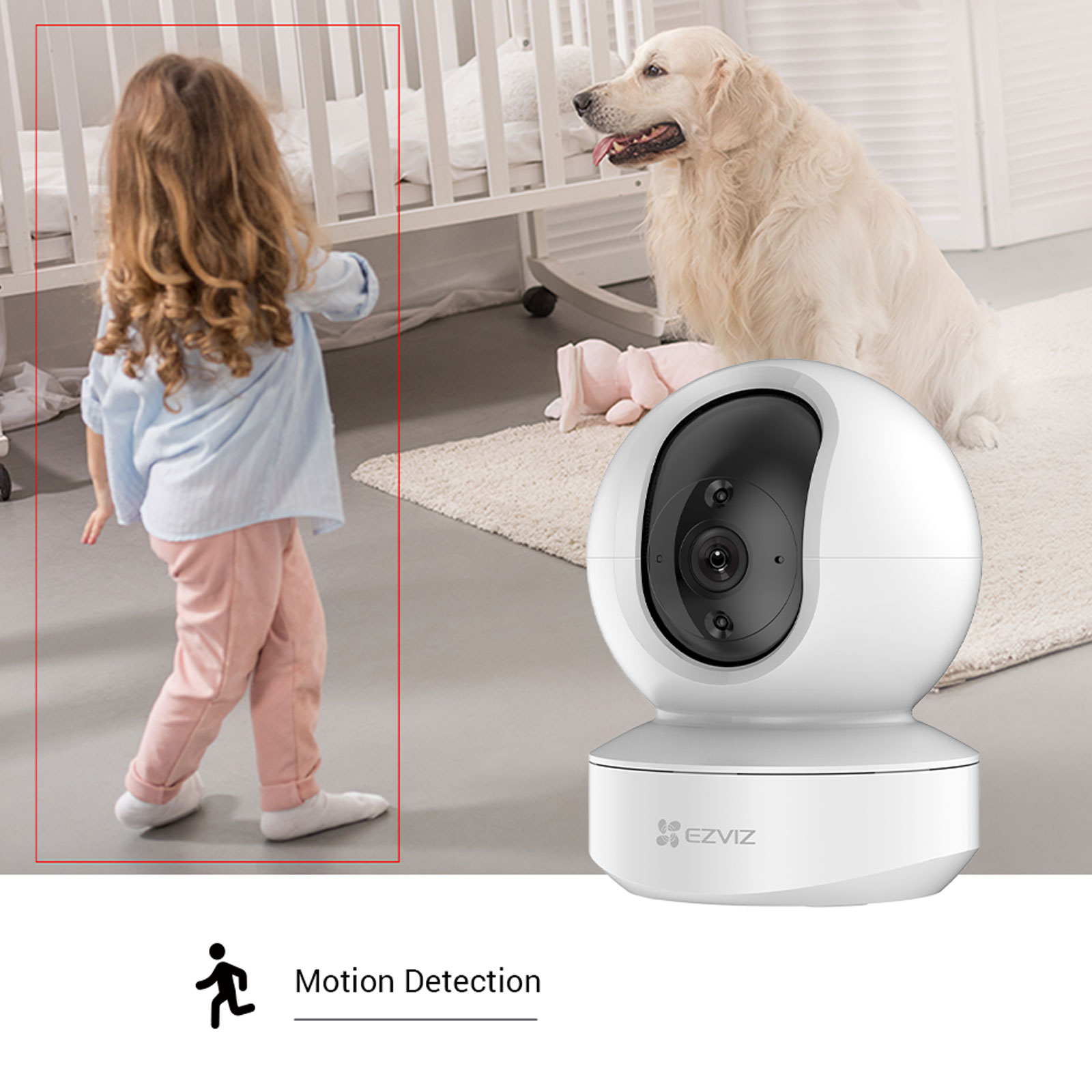 EZVIZ TY1 Full-HD Intelligente schwenk- und neigbare WLAN-Kamera