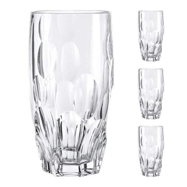 Nachtmann Sphere Longdrink Set 4tlg Kristall Glas
