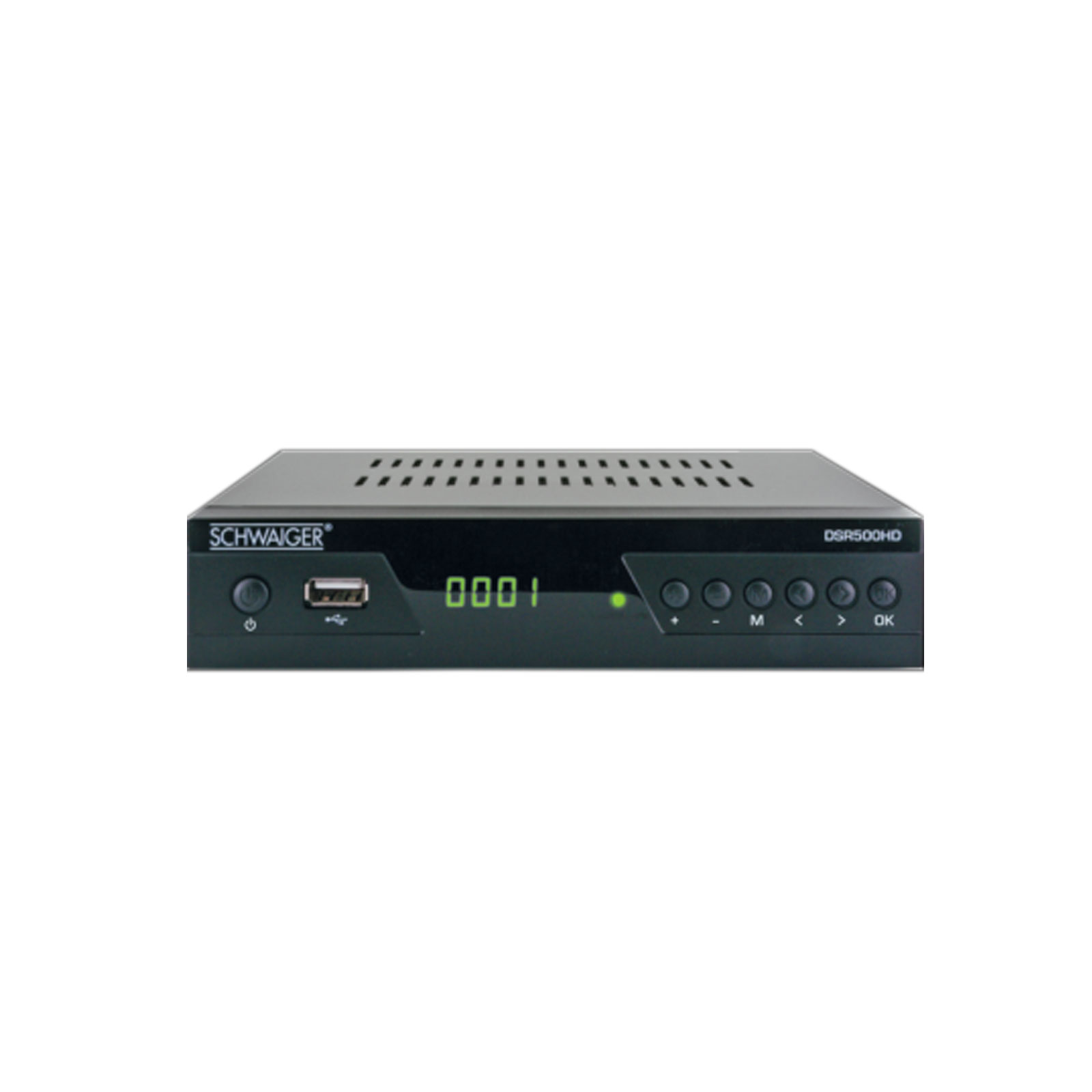 Schwaiger DSR500HD DVB-S2 Receiver FTA mit USB-Anschluss Schwaiger DSR500HD DVB-S2 Receiver FTA mit USB-Anschluss