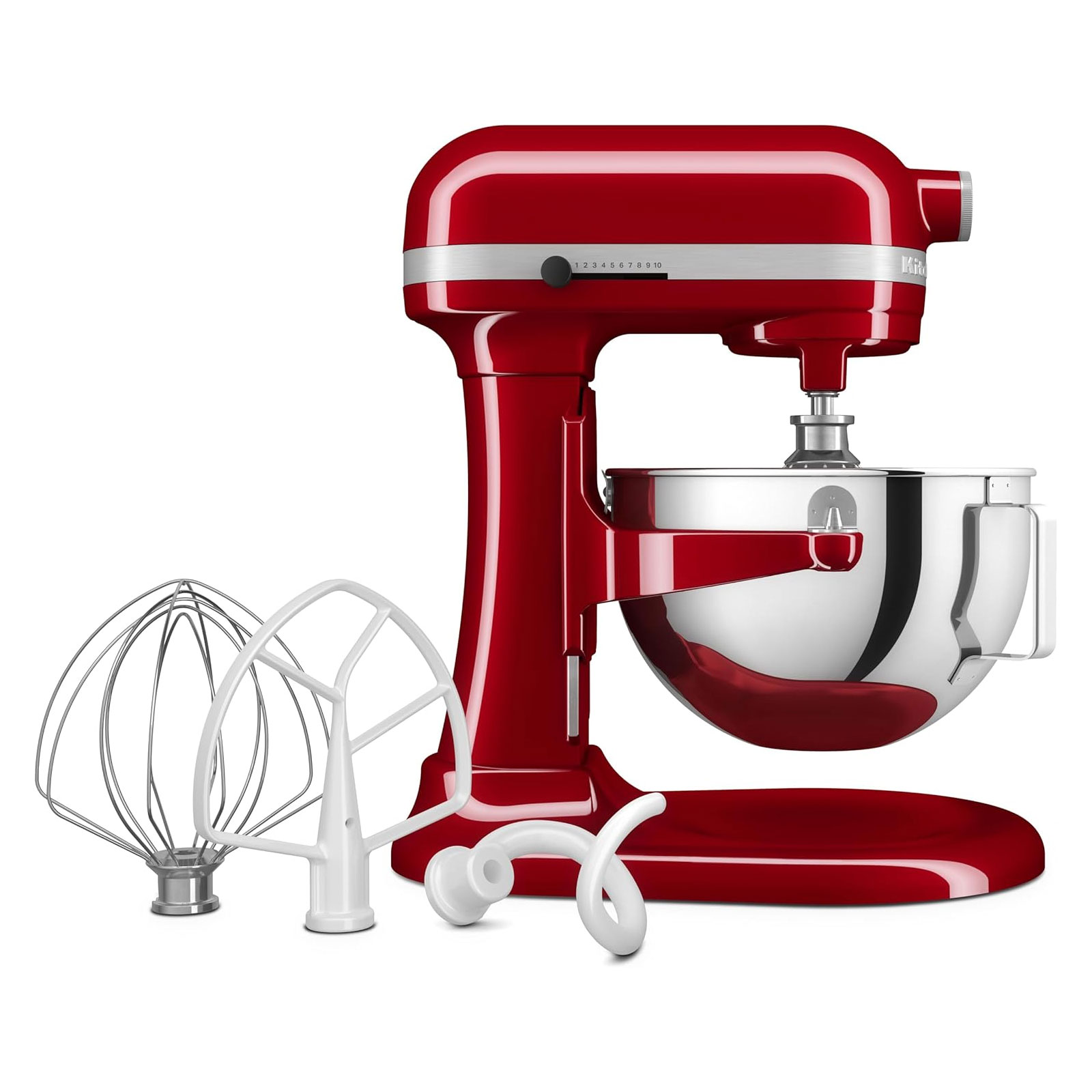 KitchenAid 5KSM55SXXEWH Heavy Duty 5,2 L Küchenmaschine weiß