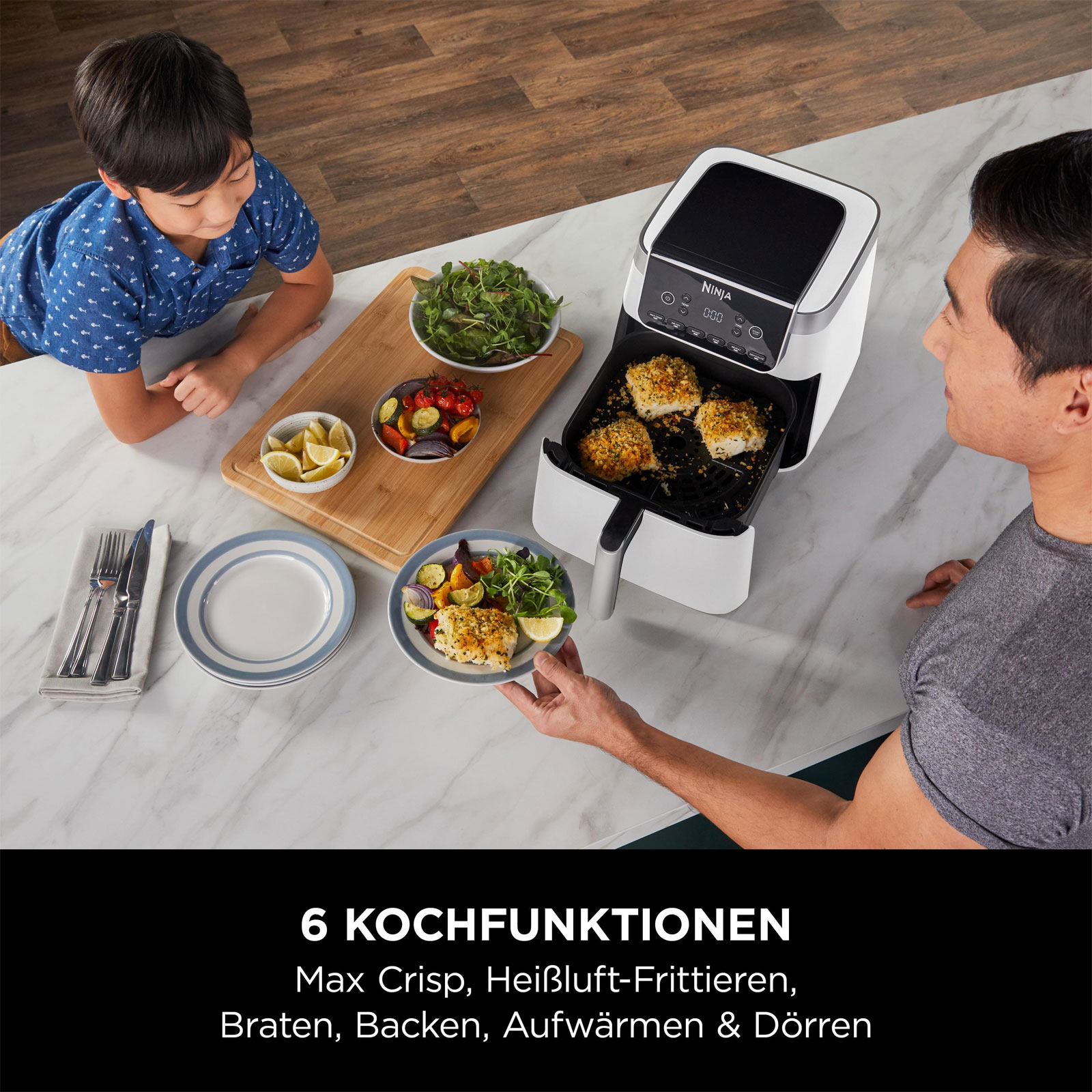 Ninja AF180EUWH Heißluftfritteuse Ninja AF180EUWH Heißluftfritteuse