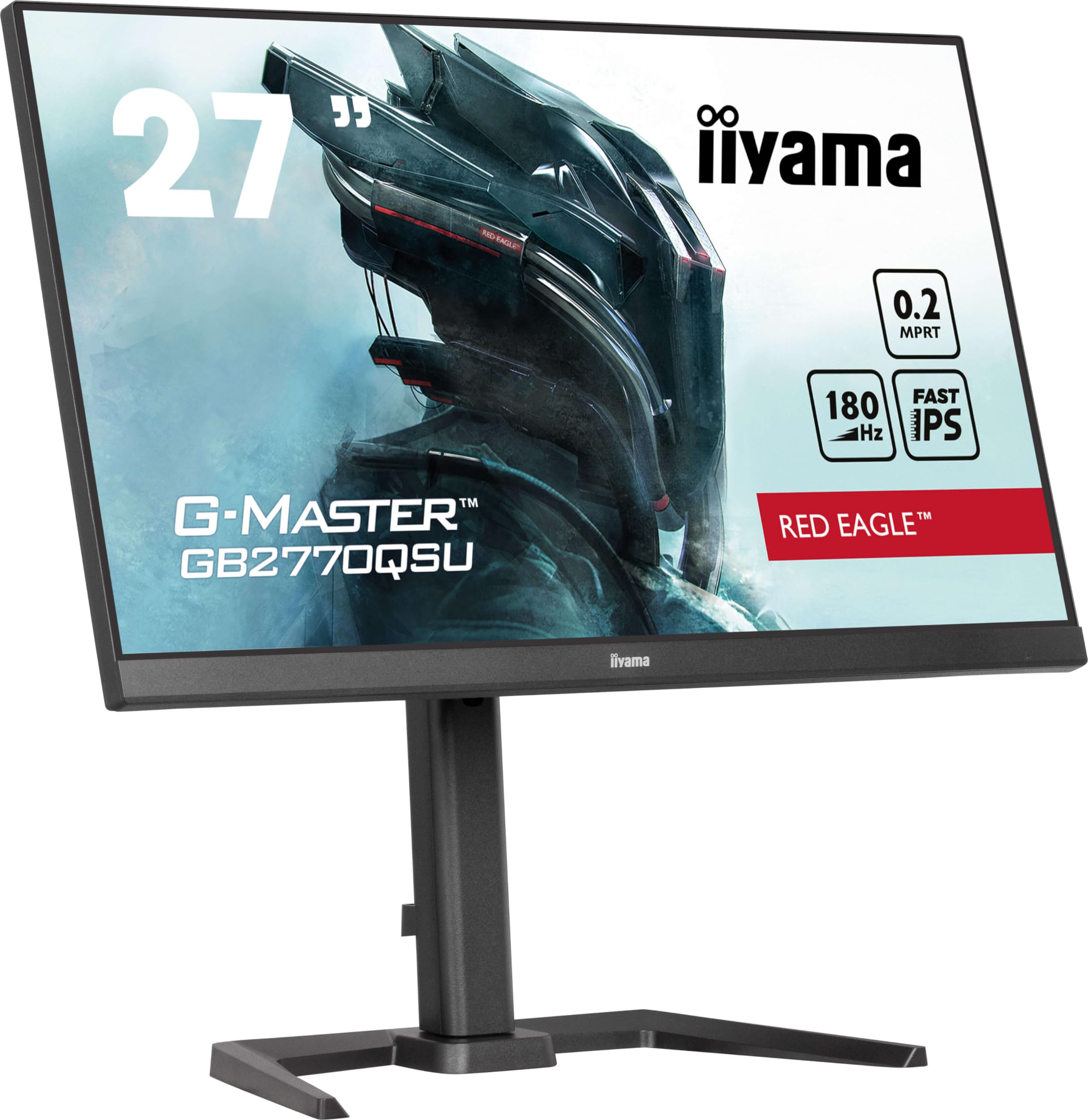 iiyama G-Master Red Eagle GB2770QSU-B6 68,6cm 27" Fast-IPS LED Gaming Monitor