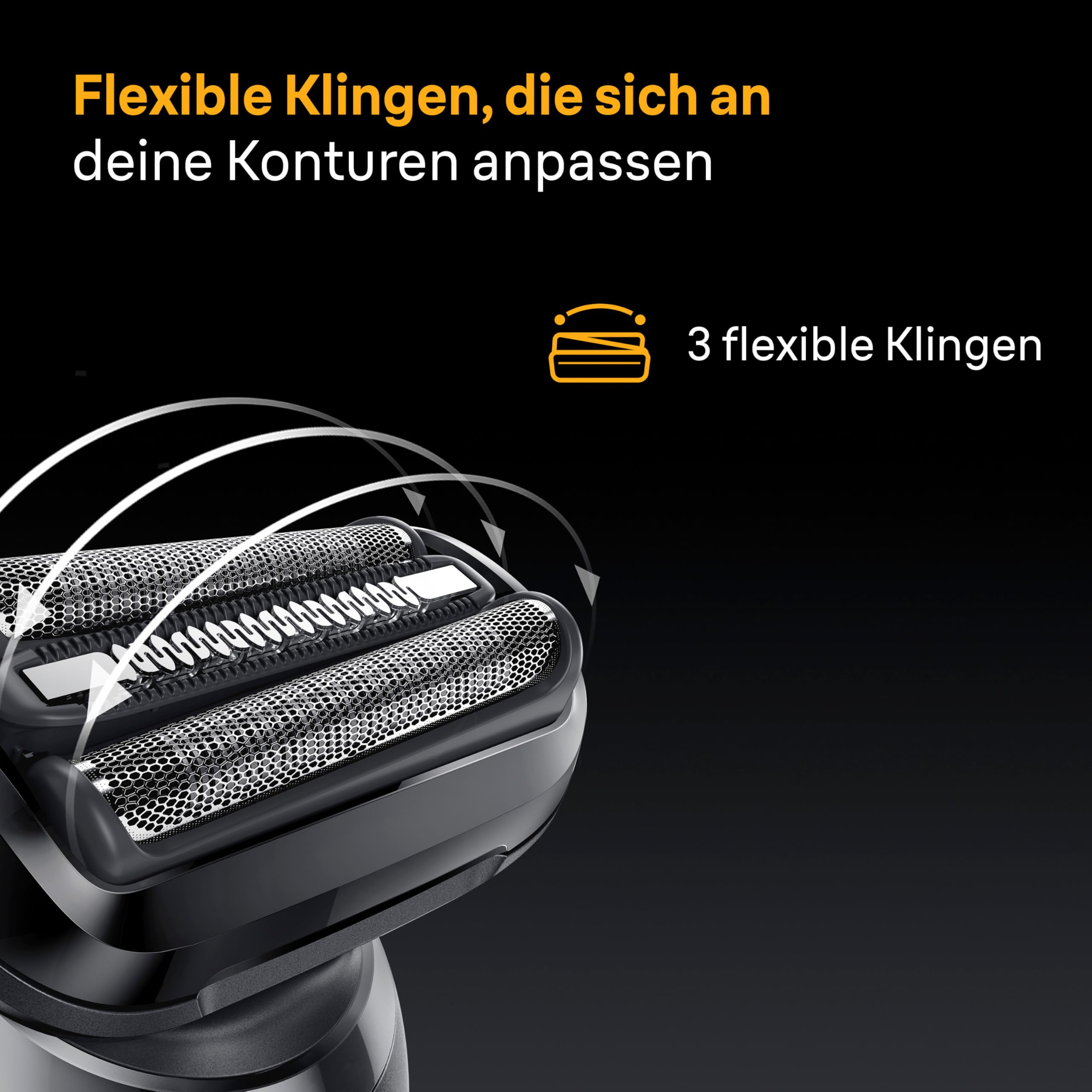 BRAUN Series 5 Elektrorasierer +2 Aufsätze, 52-B1650s Herrenrasierer