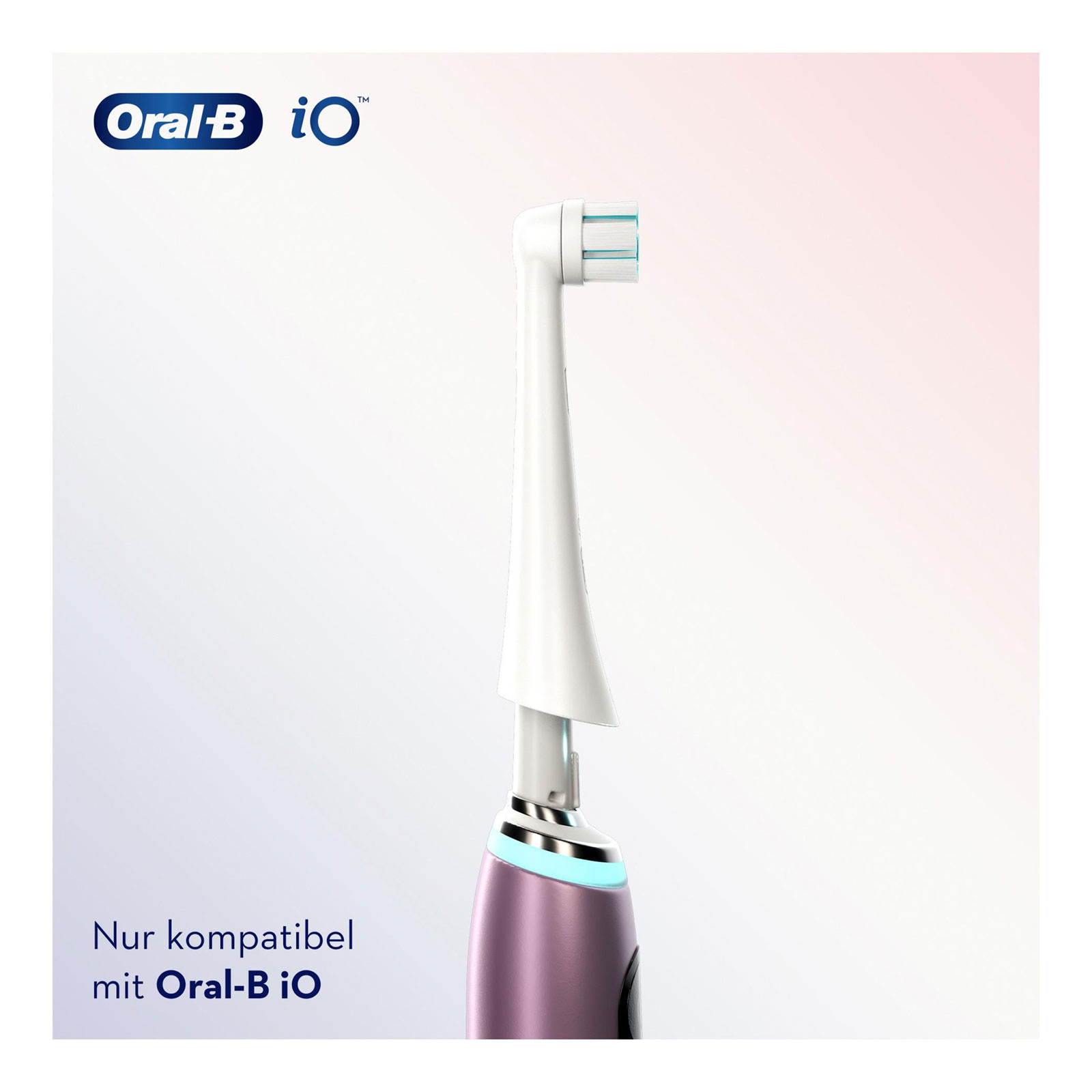 Braun Oral-B iO Sanfte Reinigung 2er Aufsteckbürsten weiß