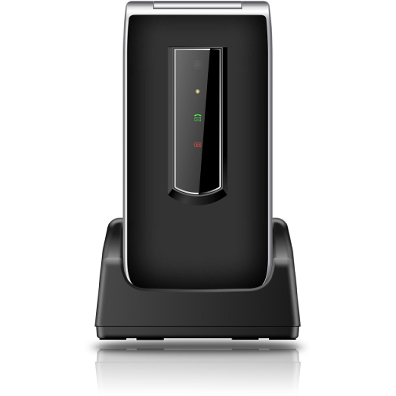 Beafon SL 495 schwarz-silber Handy (Seniorenhandy, Klapp, ohne Netzteil)