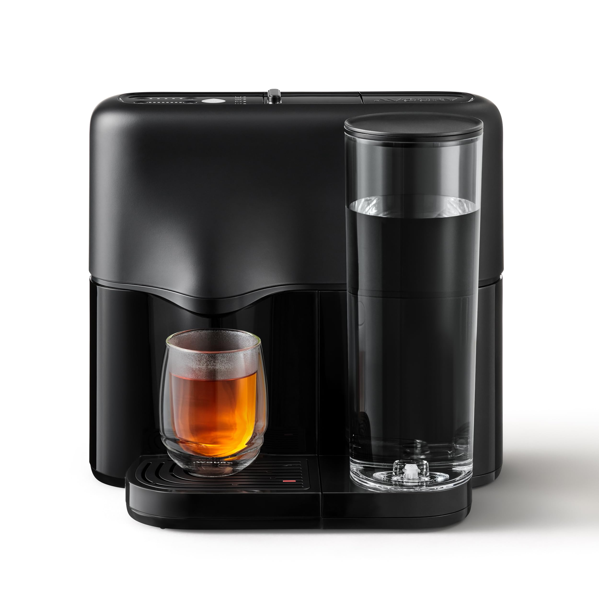 Avoury 6000833 One Grey/Black Teemaschine inklusive Tee-Starterset