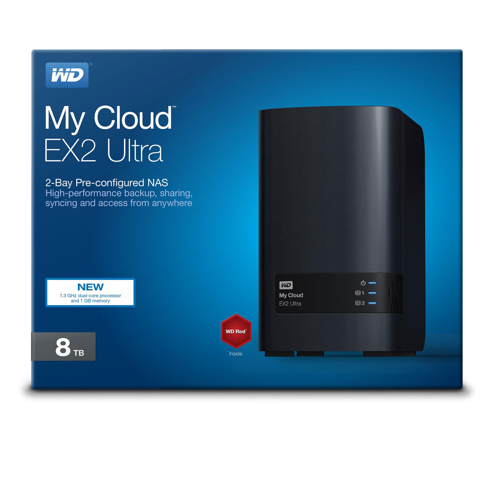 WD (Western Digital) My Cloud EX2 Ultra 4TB schwarz NAS Server