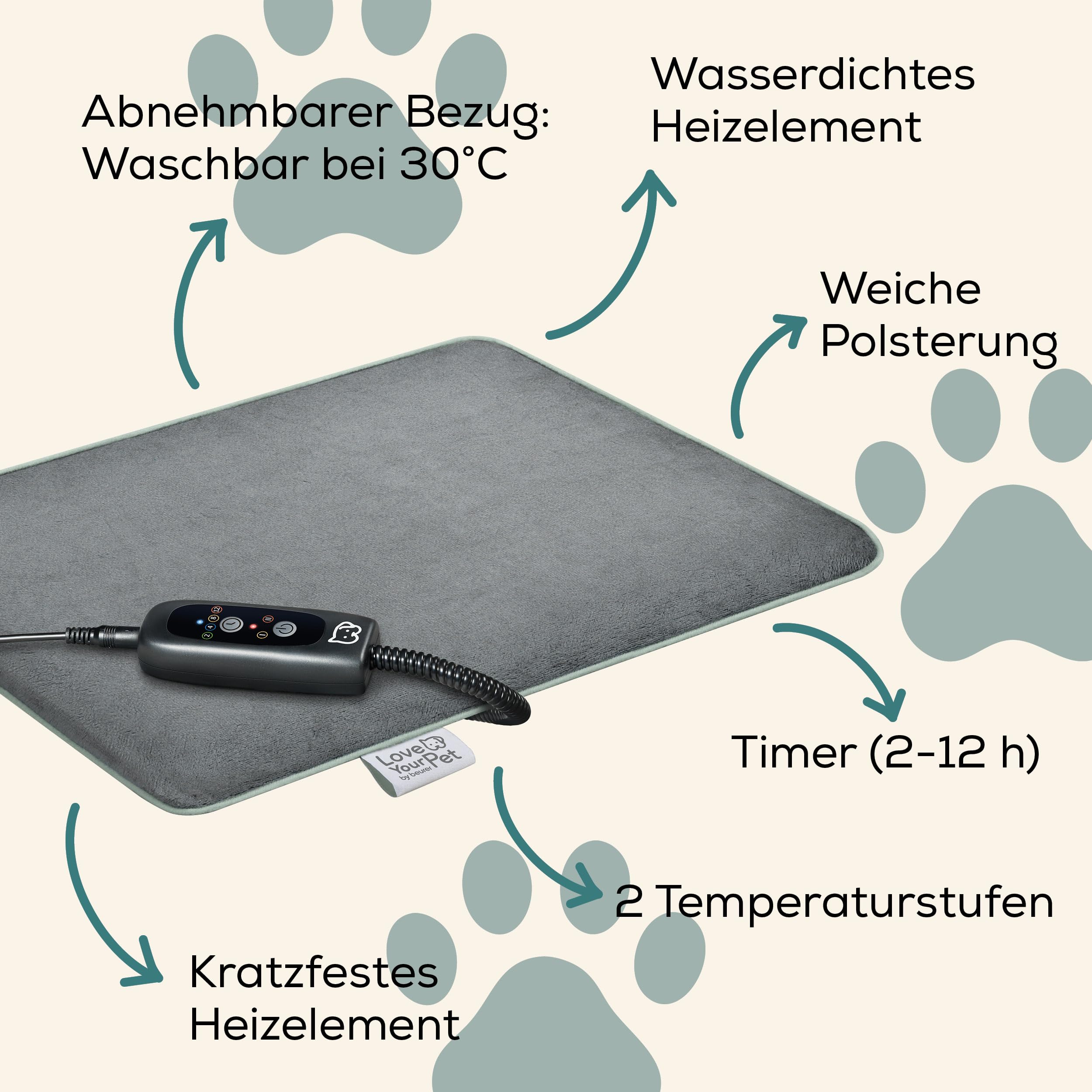 Beurer Love Your Pet Heizmatte S Lilli für Hunde und Katzen