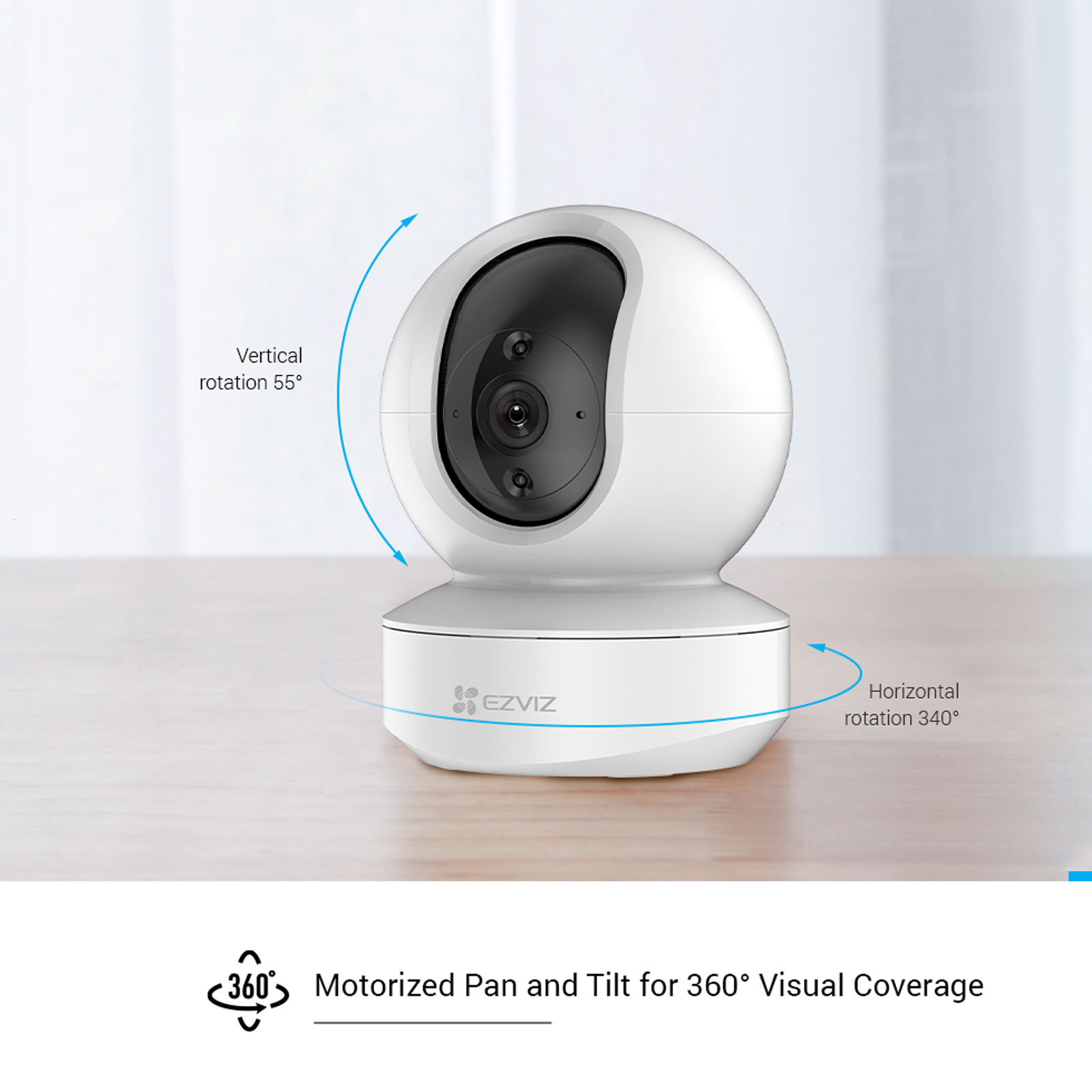 EZVIZ TY1 Full-HD Intelligente schwenk- und neigbare WLAN-Kamera