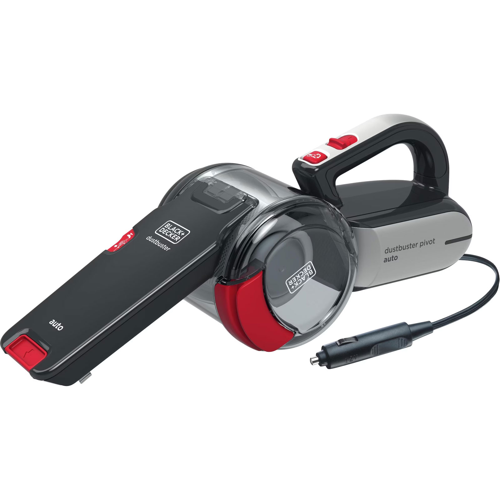 Black & Decker PV1200Av Auto Dustbuster Pivot Akkusauger mit 12V Anschluss