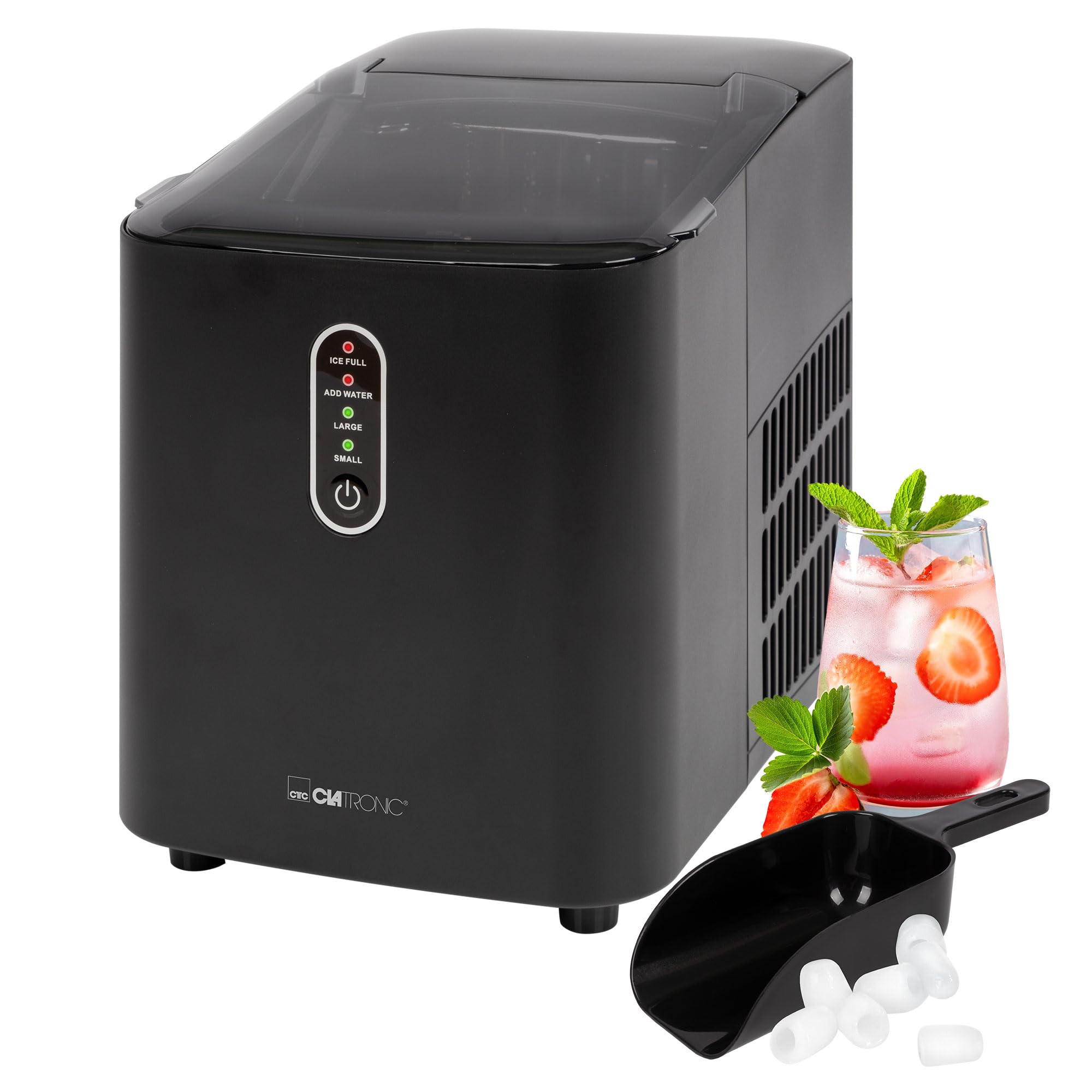 Clatronic® Eiswürfelmaschine schnelle Produktion - Eiswürfel in 10 Minuten