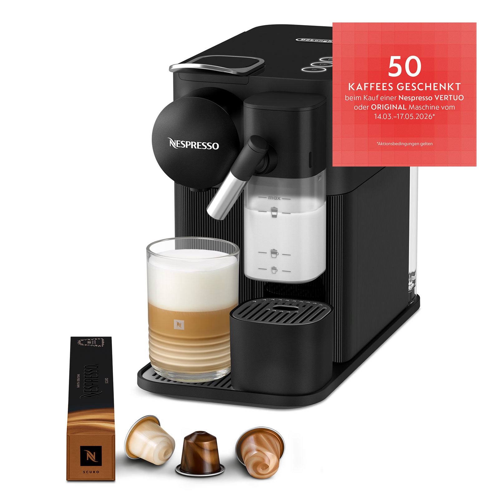 De'Longhi  Lattissima One Nespresso-Kapselmaschine