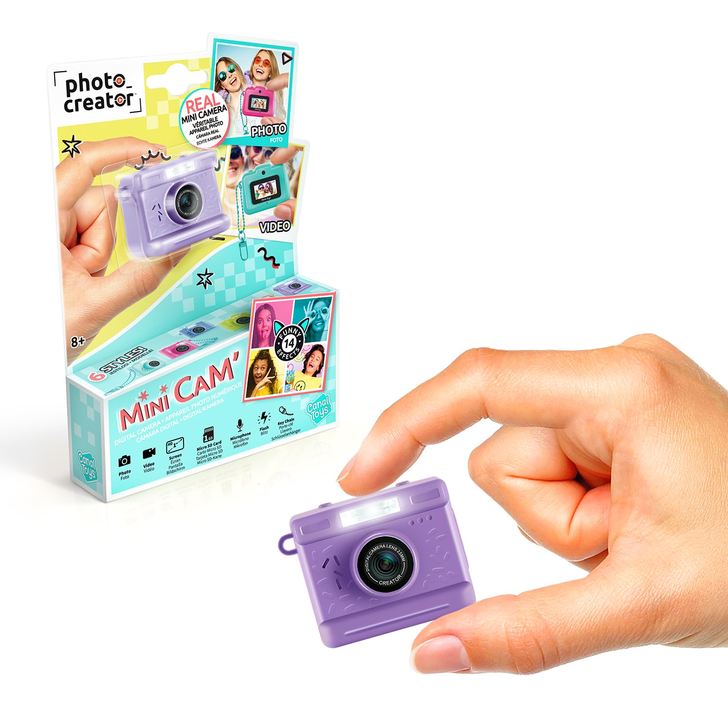 Canal Toys – Photo Creator – Mini-Digitalkamera & Videokamera für Kinder