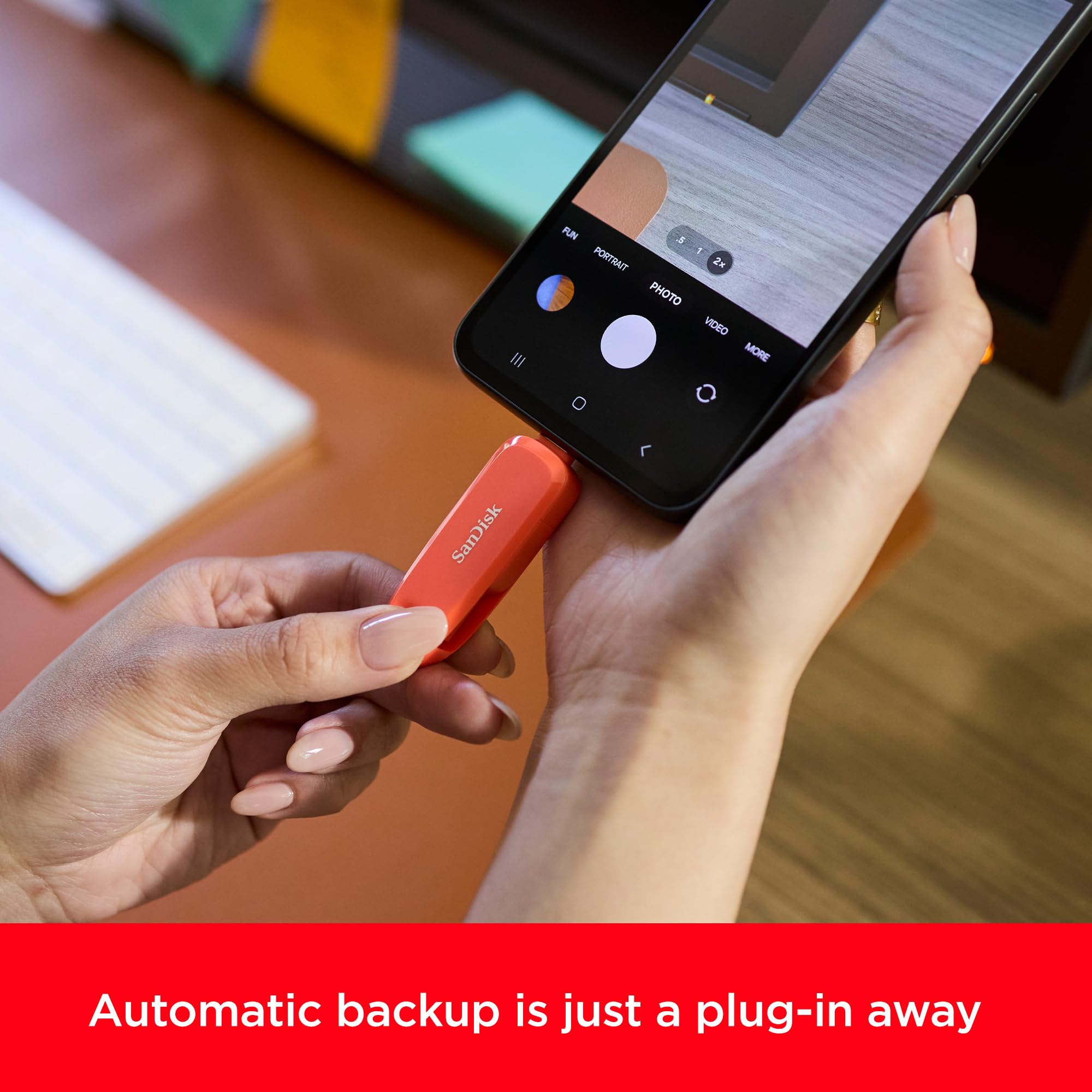SanDisk SDDDC6-128G-G46NO Handy-Laufwerk für Android