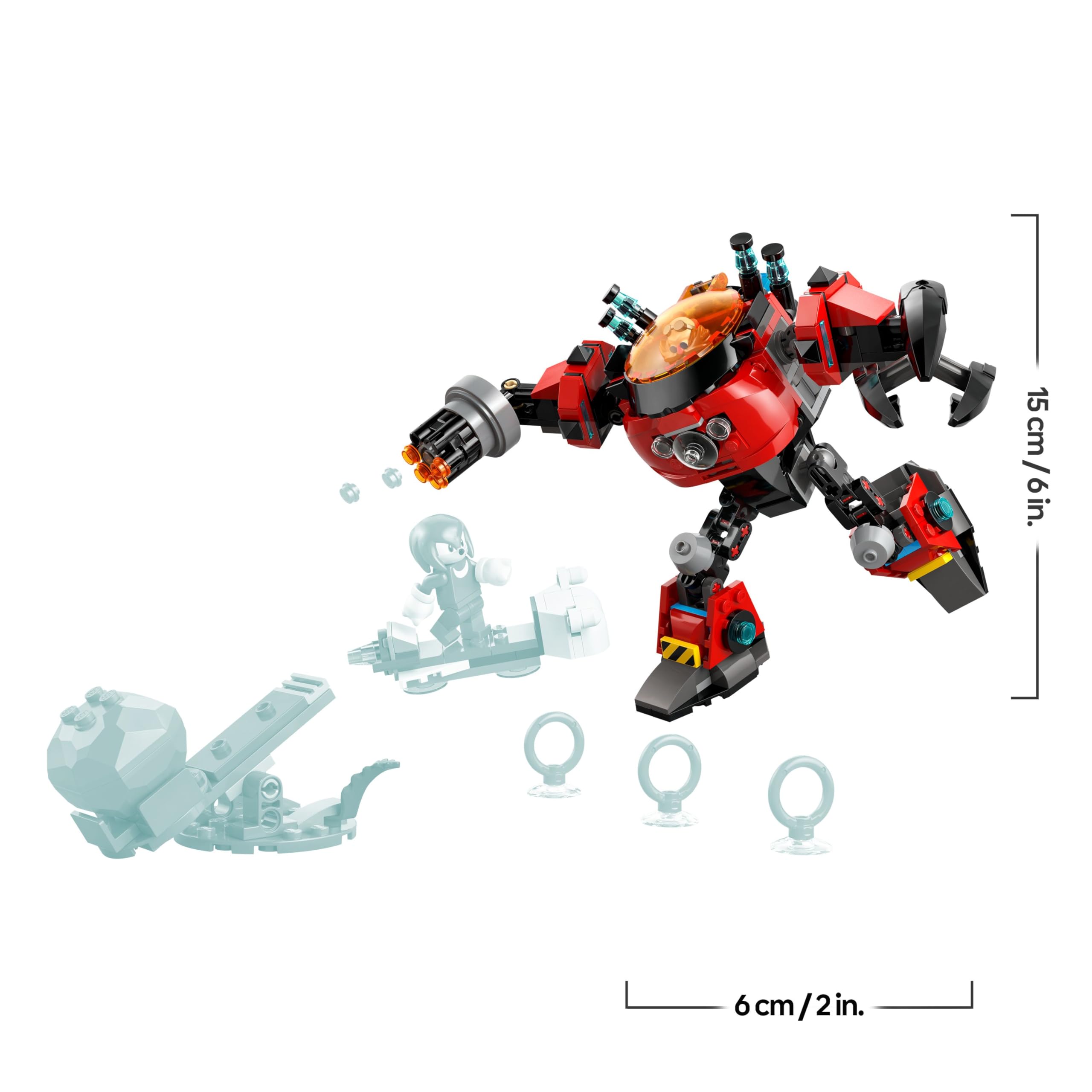 LEGO Sonic The Hedgehog Knuckles vs. Dr. Eggmans Egg Crusher Mech 77005