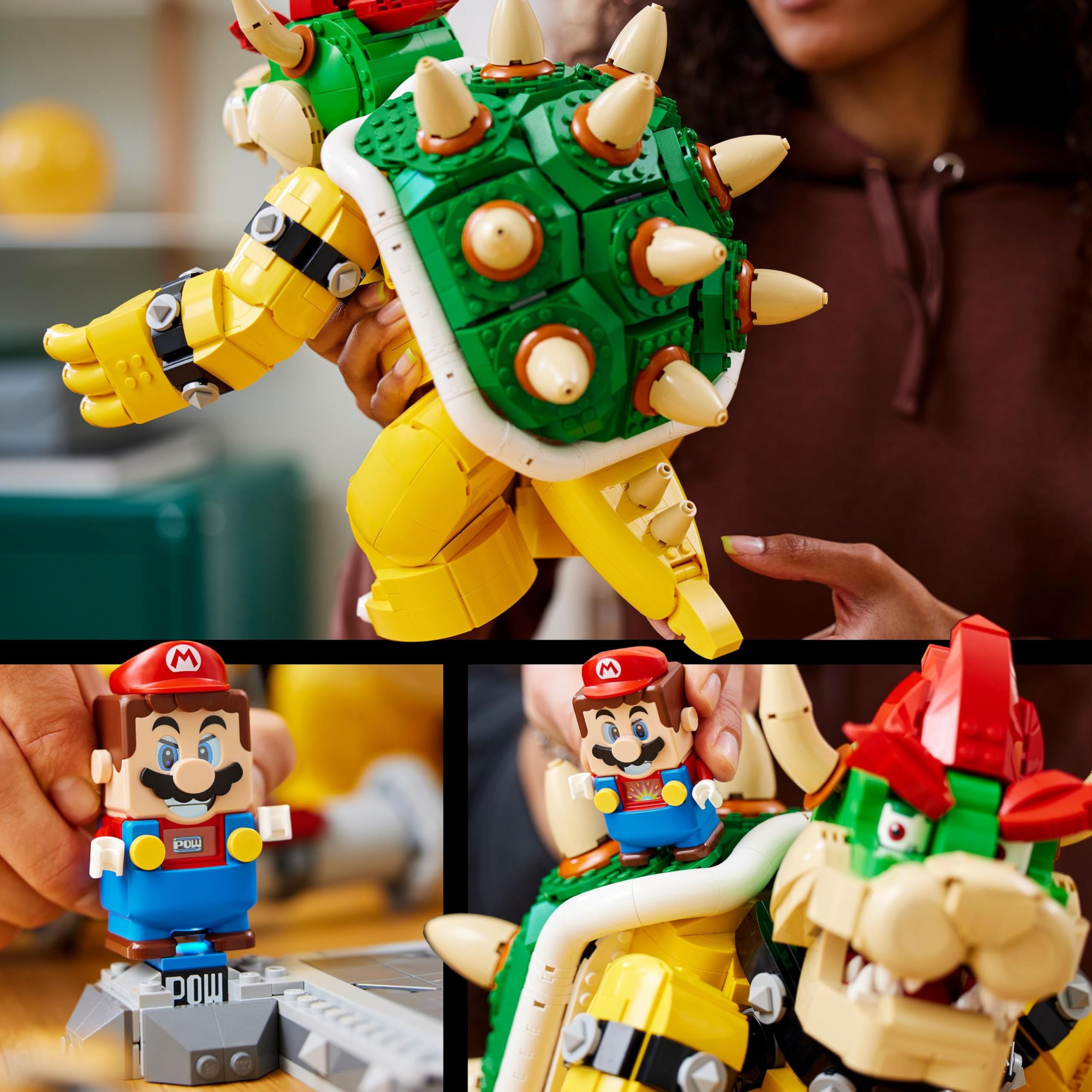 LEGO Super Mario Der mächtige Bowser, 3D-Modell-Bausatz 71411