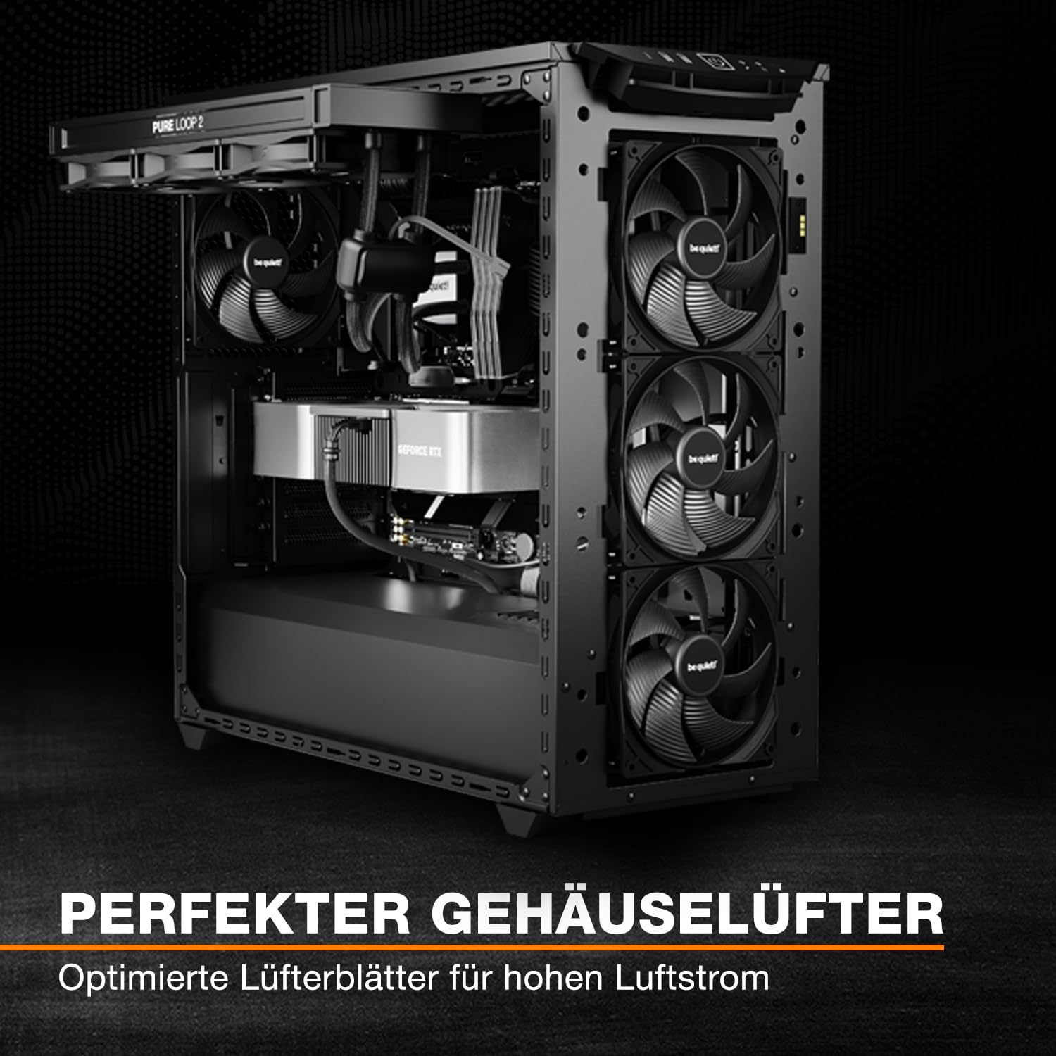 be quiet! Pure Wings 3 120mm PWM high-speed Lüfter, 3 Lüfter