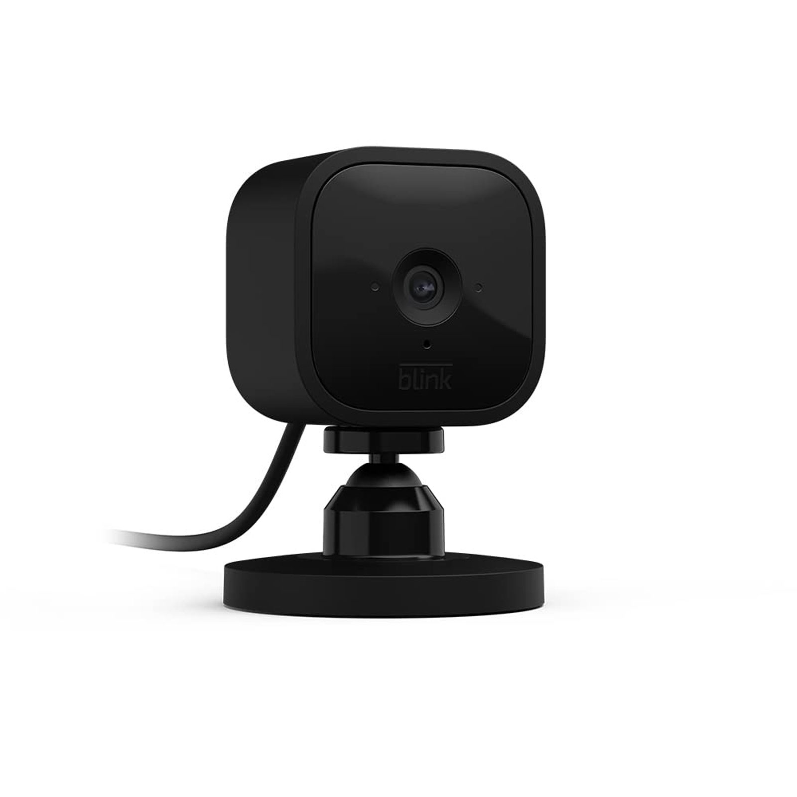 Blink Mini schwarz - 1 Kamera (Kompakte, smarte Plug-in-Sicherheitskamera für innen, 1080p-HD-Video, Nachtsicht, Zwei-Wege-Audio, Bewegungserfassung; einfache Einrichtung, funktioniert mit Alexa)