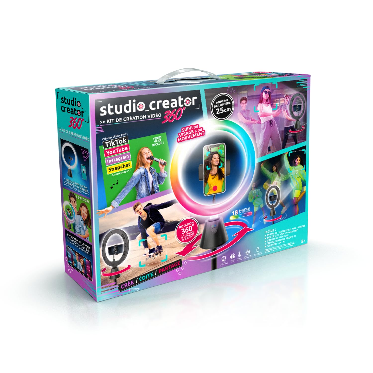 Canal Toys - Studio Creator - 25cm LED Ringlicht mit Stativ