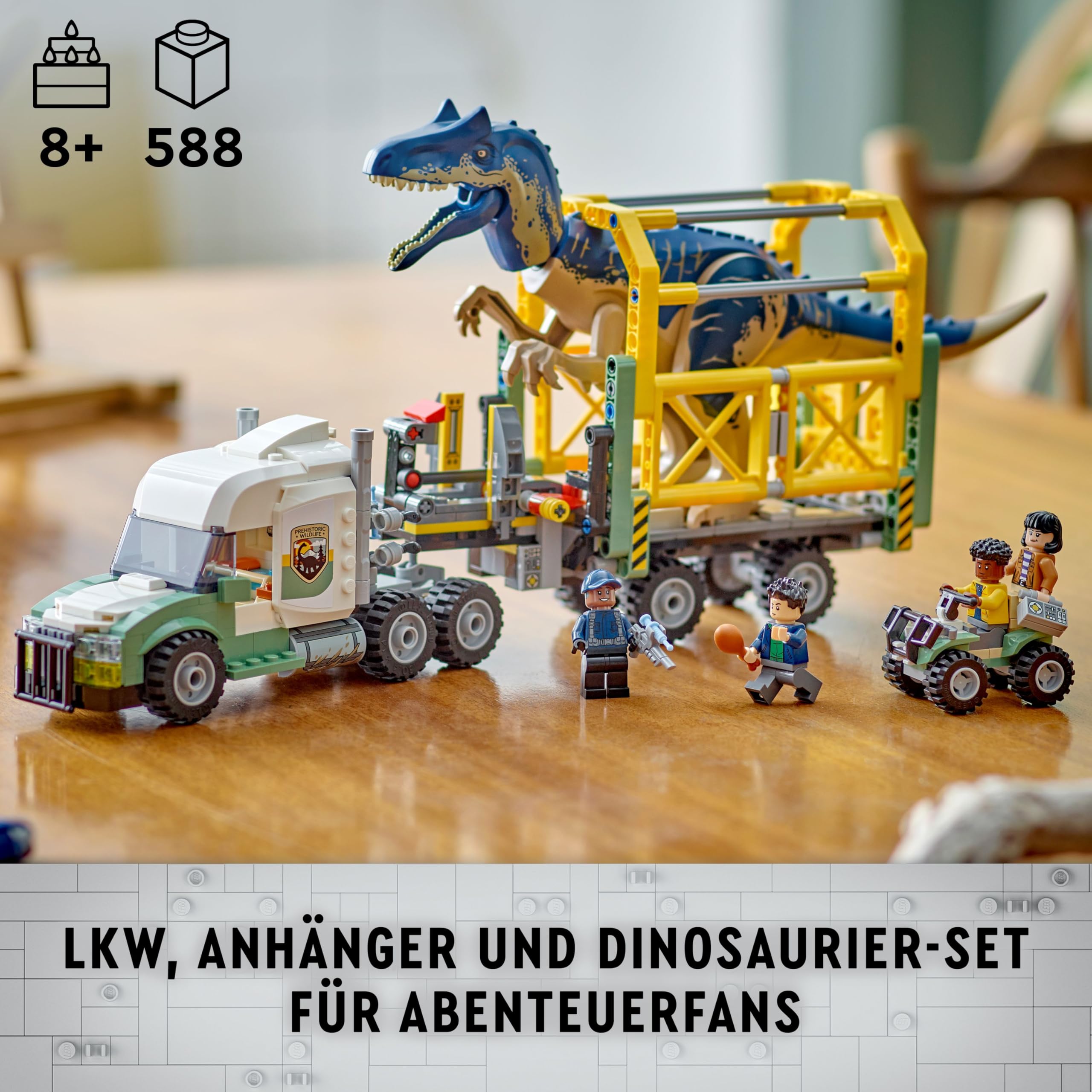 LEGO Jurassic World Dinosaurier-Missionen: Allosaurus-Transporter 76966
