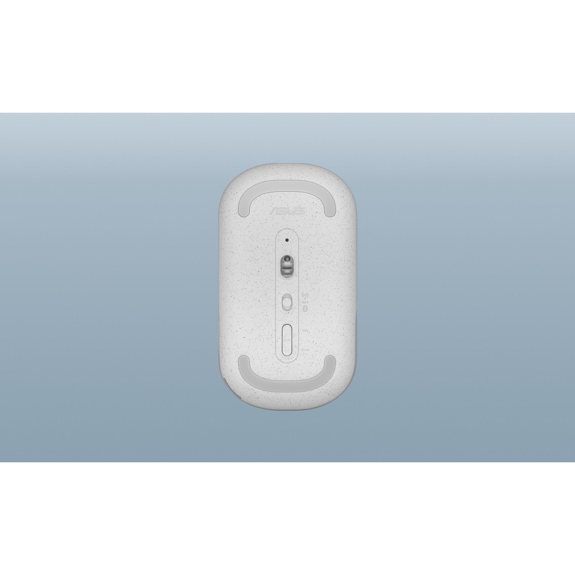ASUS Marshmallow leise kabellose Bluetooth® Maus MD100 Lite Grau