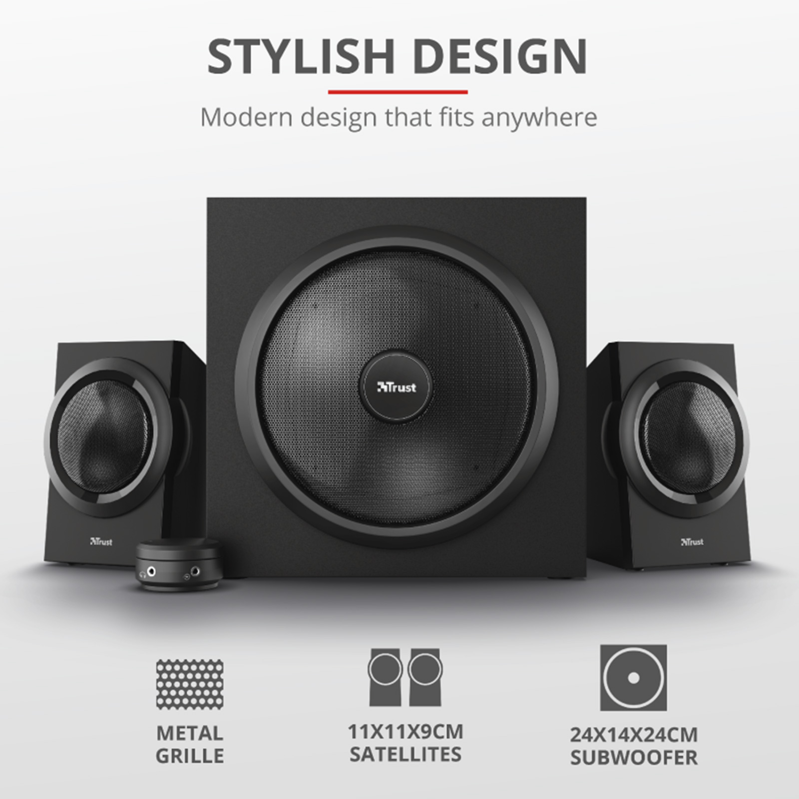 TRUST YURI 2.1 SPEAKER SET TRUST YURI 2.1 SPEAKER SET