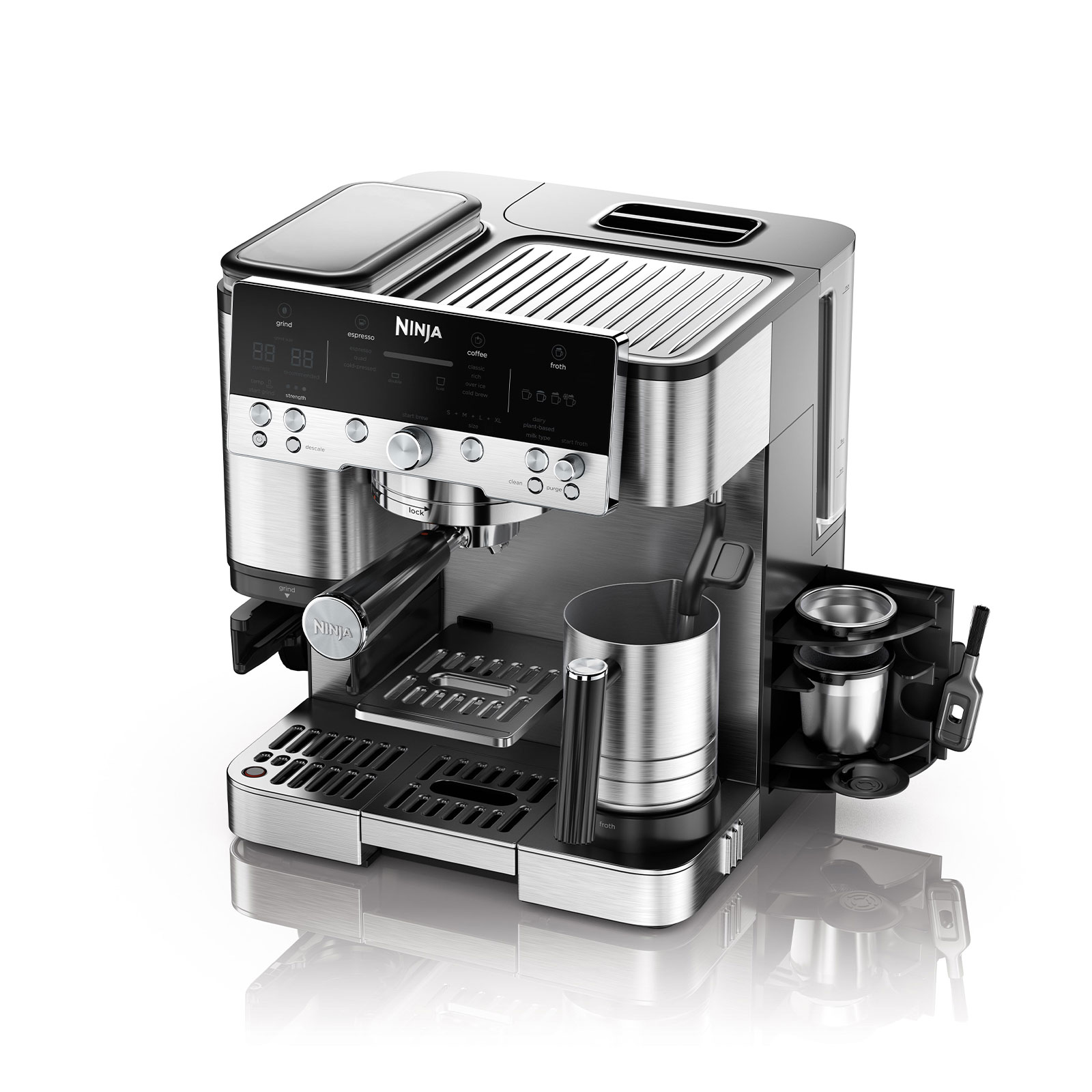Ninja ES601EU Luxe Premium Siebträger-Espressomaschine