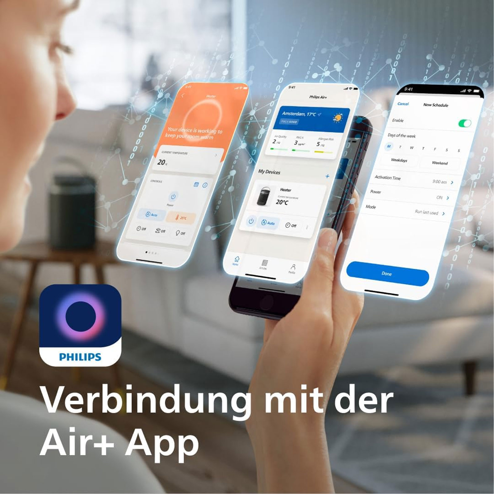 Philips CX3120/01 Smart Keramik-Heizlüfter