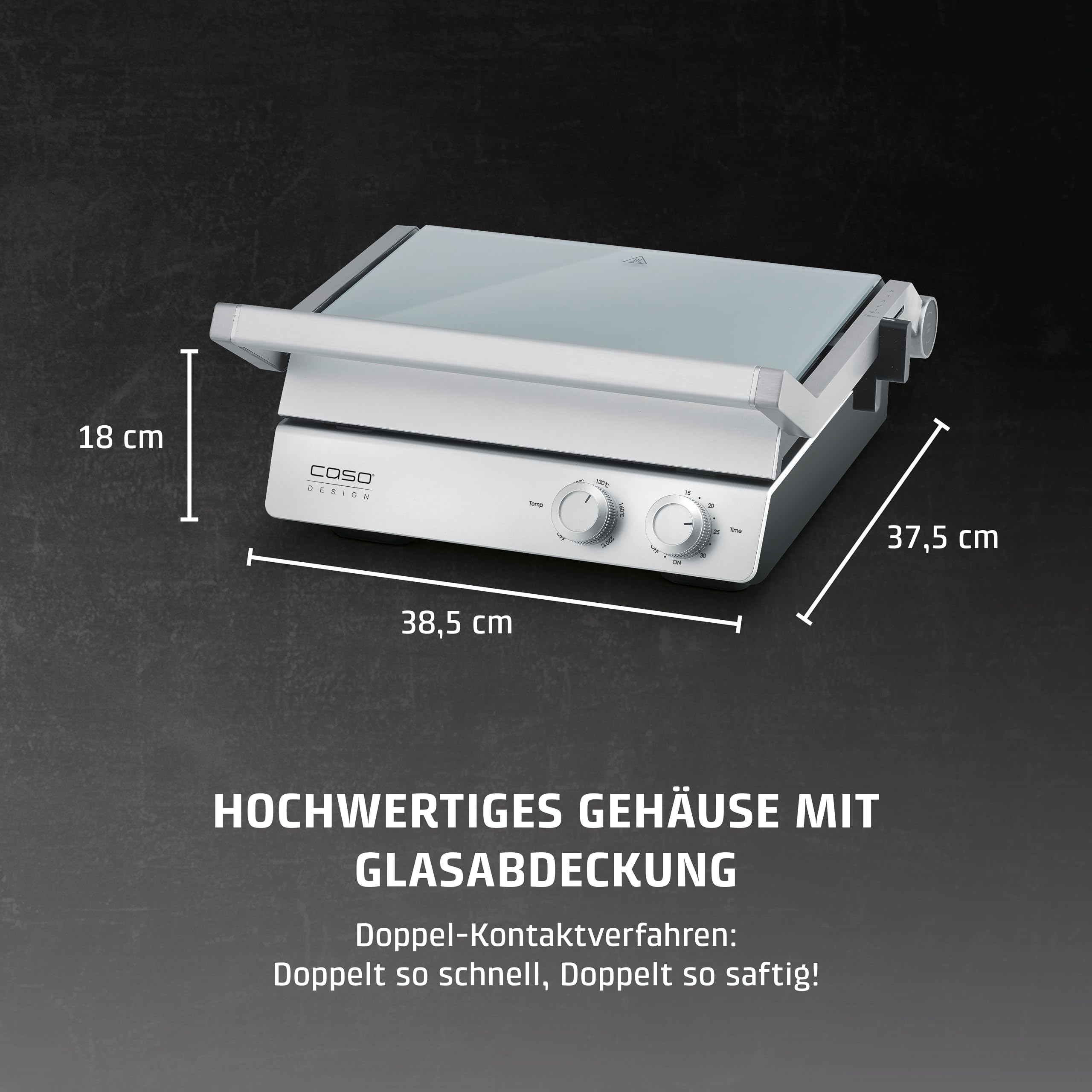 Caso 2837 SteakChef Kontaktgrill
