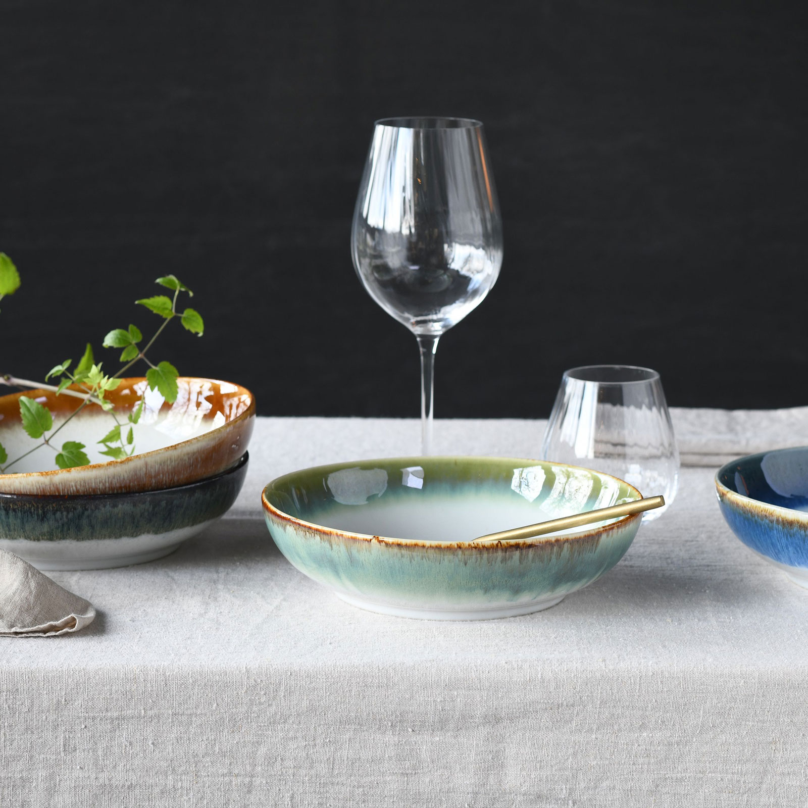 CreaTable Cascade 17547 Poké Bowl Set, 4-teilig