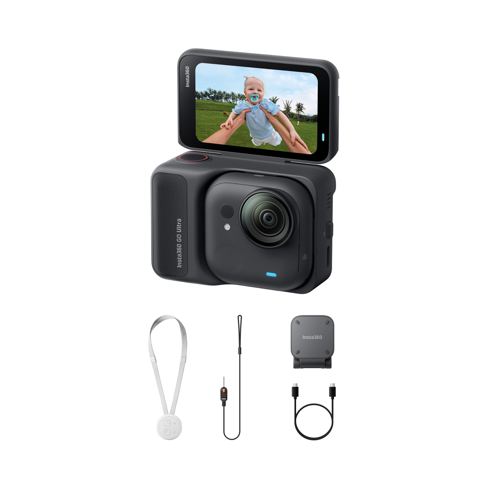 Insta360 GO Ultra Standard Bundle (Midnight Black) Action Kamera