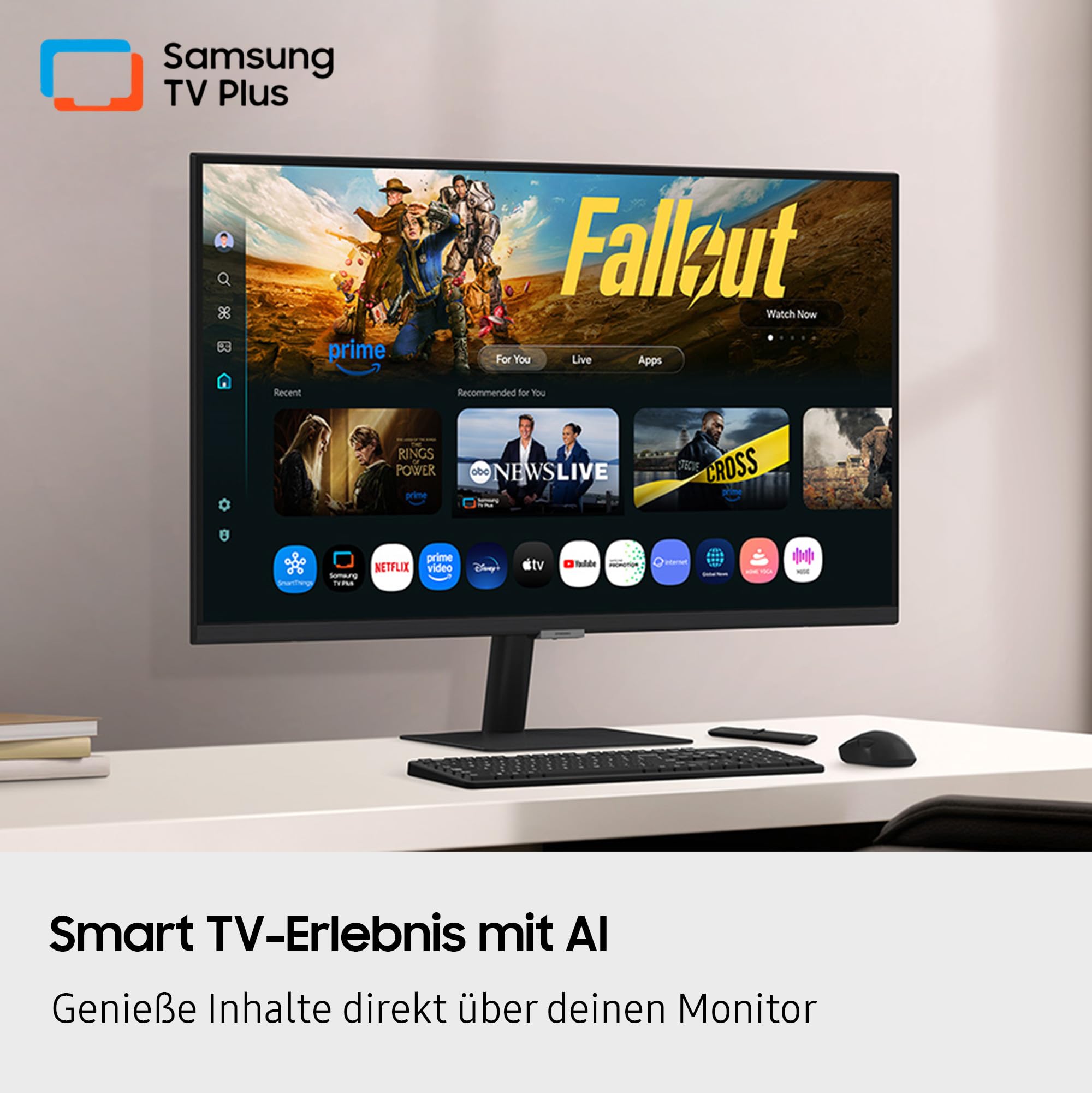 Samsung M70F 32 Zoll 4K Smart AI Monitor