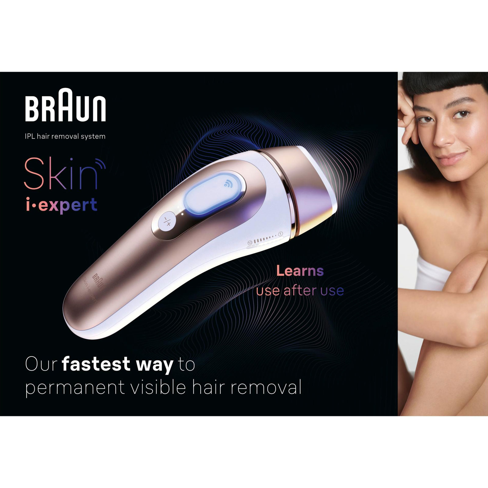 BRAUN IPL Haarentferner IPL Skin i·expert PL7253 mit gratis App und 3 Aufsätzen