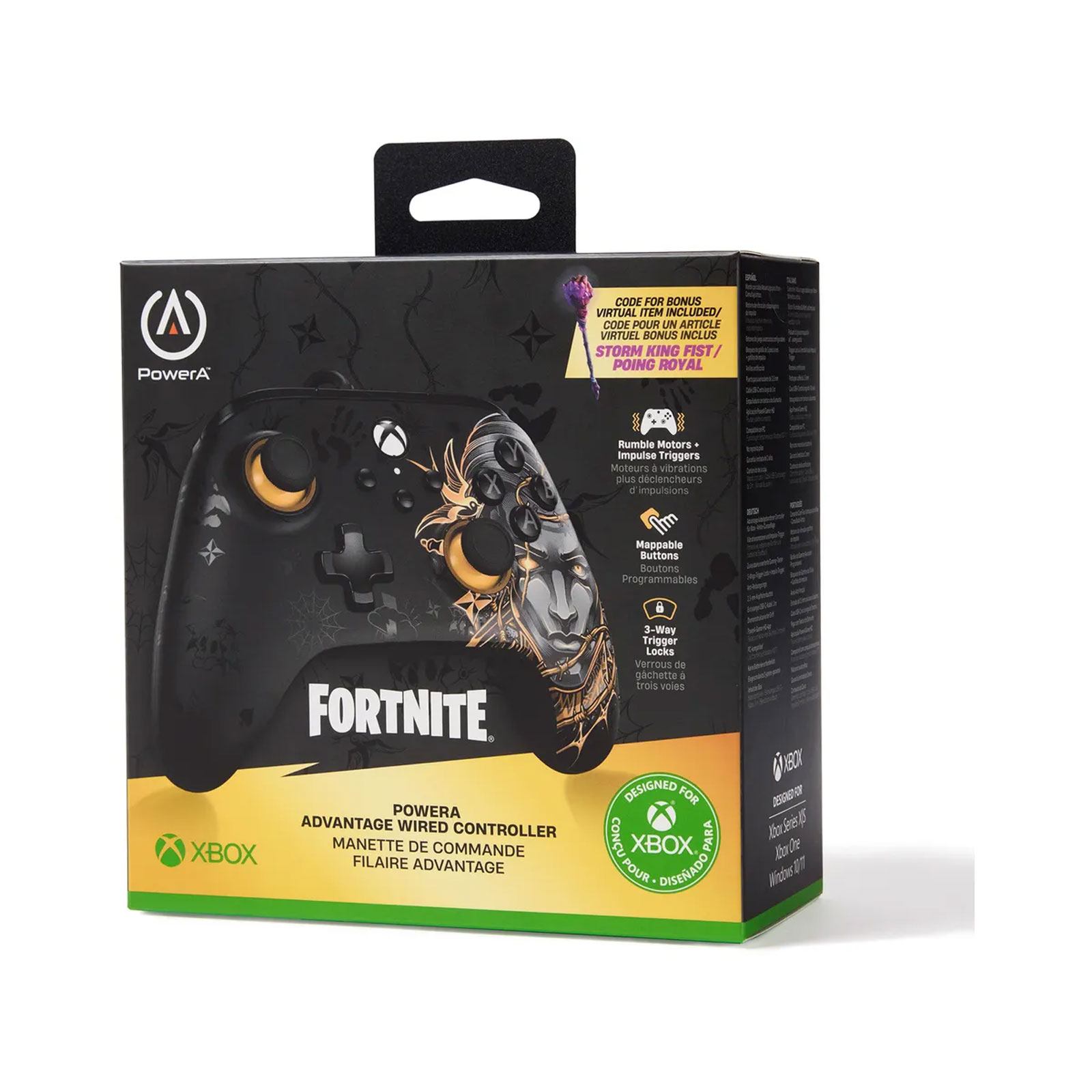 PowerA Advantage Wired Controller für Xbox Series X/S, Fortnite Midas (XBGP0238-01)