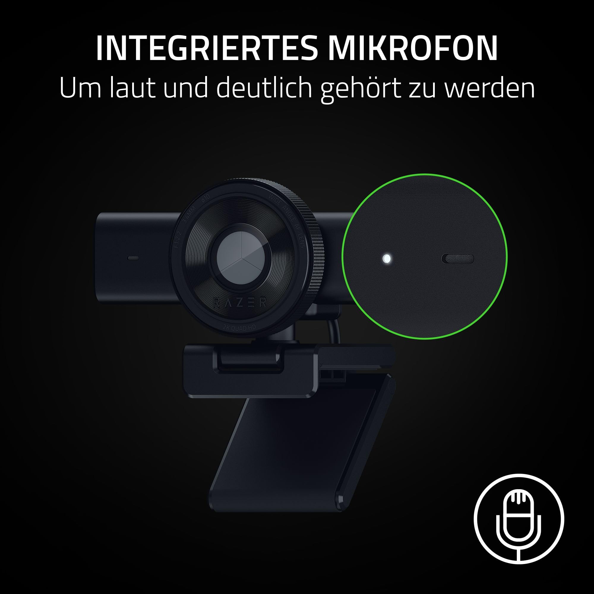 Razer Kiyo V2 X - Full-HD-Webcam 1080p