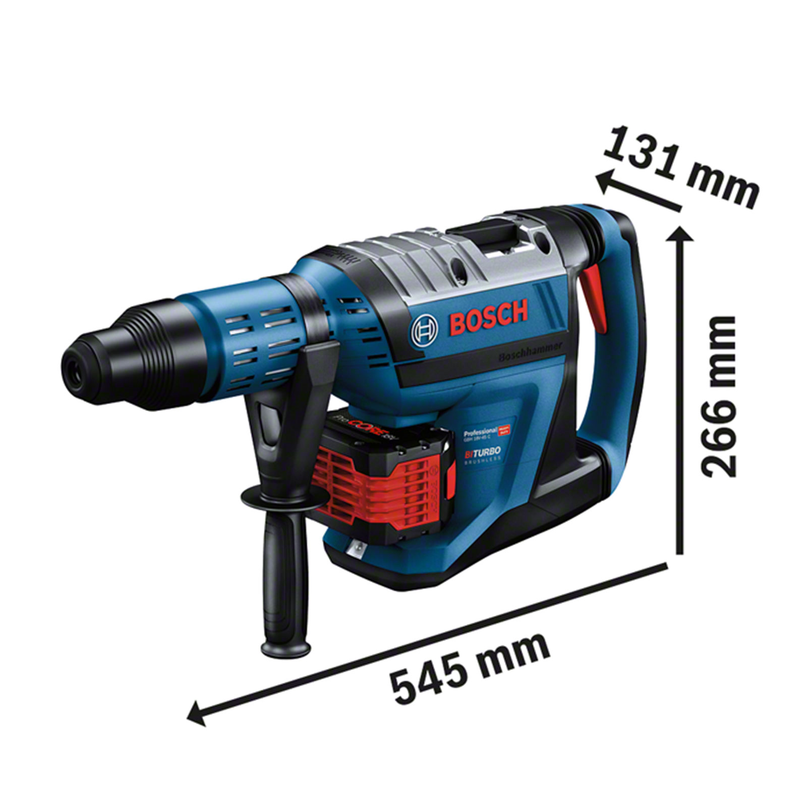 Bosch Professional GBH 18V-45 C Bohrhammer (Akku)