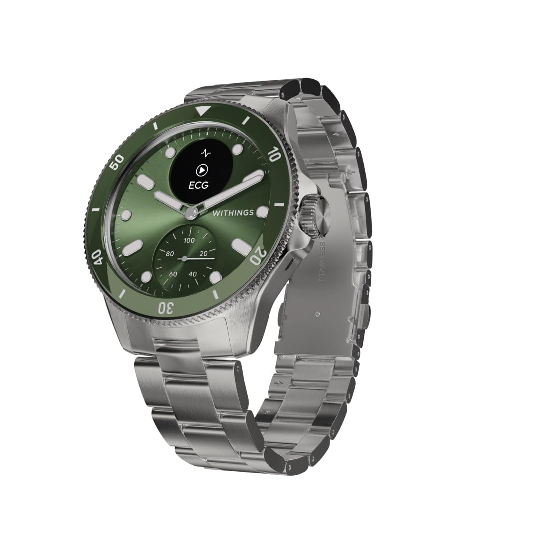 Withings ScanWatch Nova, Hybrid Smartwatch Herzgesundheit für M&F - EKG, SPO2