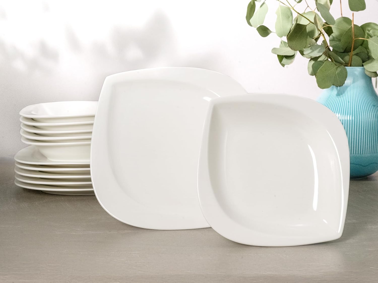 CreaTable, 18531, Serie Melbourne, Geschirrset, Tafelservice 12 teilig