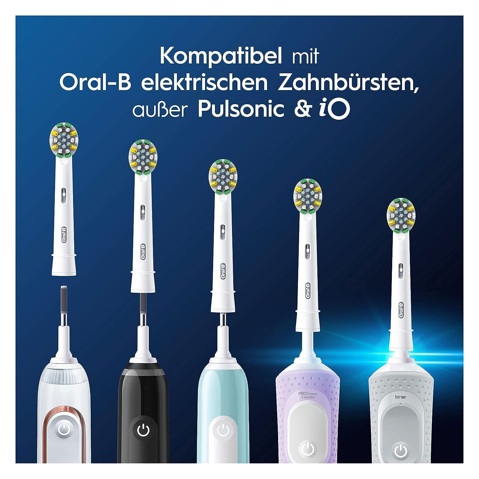 Oral-B Aufsteckbürsten Pro Tiefenreinigung, 6 Stück