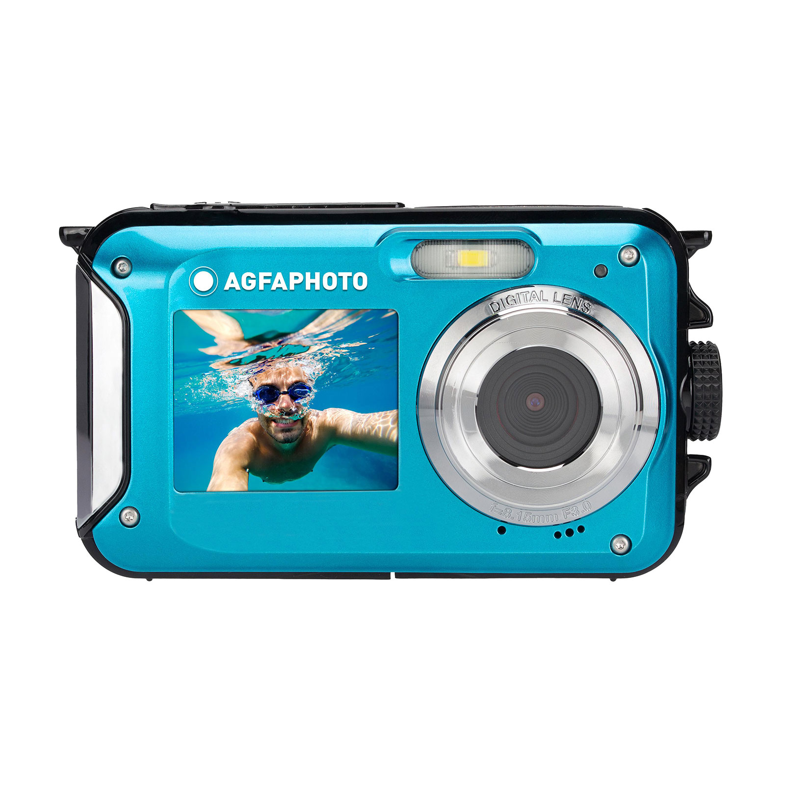AgfaPhoto WP8000 Realishot Kompaktkamera 24MP, 16x Digitaler Zoom,2,7/1.8 Zoll