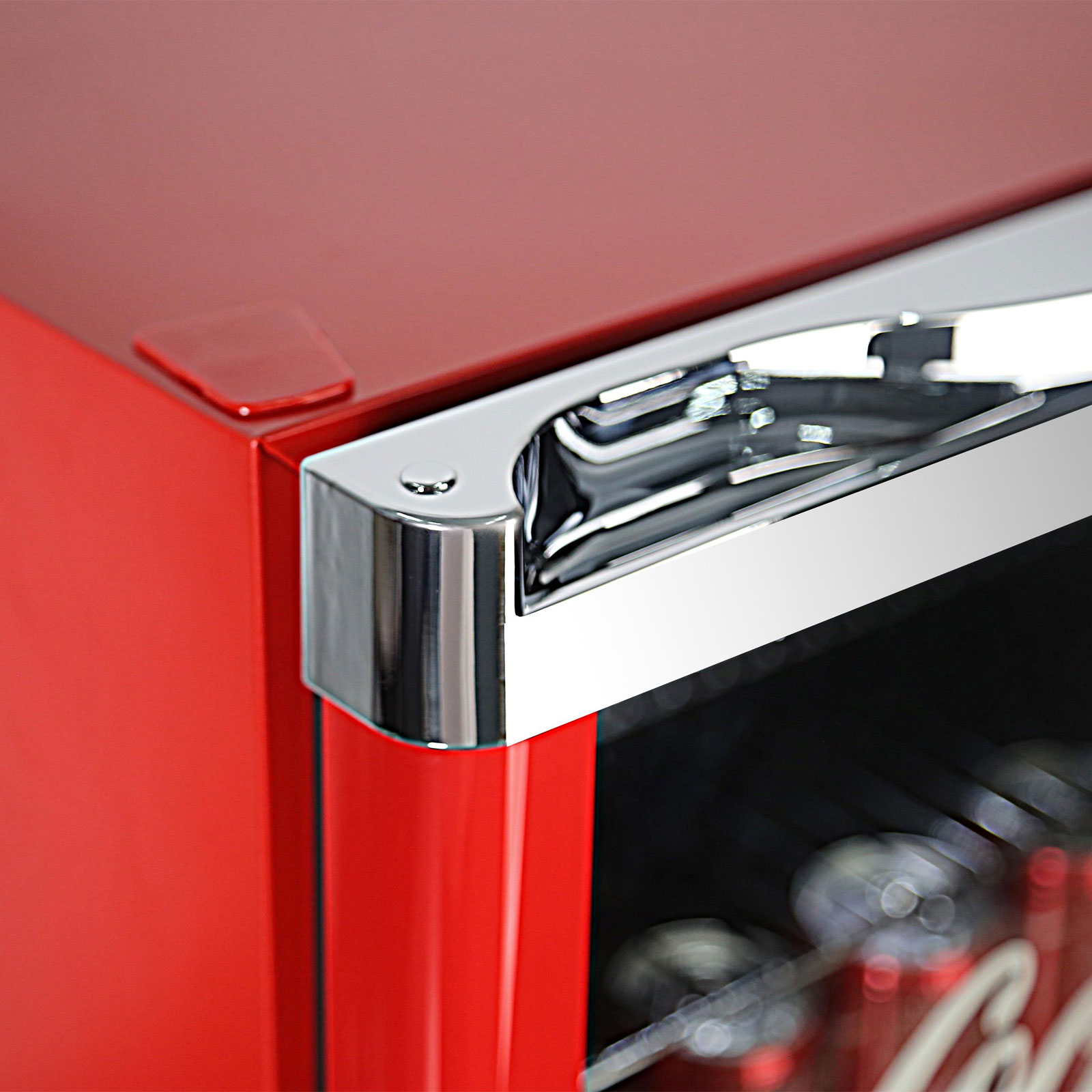 CUBES HIGHCUBE Coca Cola Getränkekühlschrank (EEK E, Nutzinhalt 115 l, Höhe 84,5 cm, Breite 54 cm, Coca Cola)