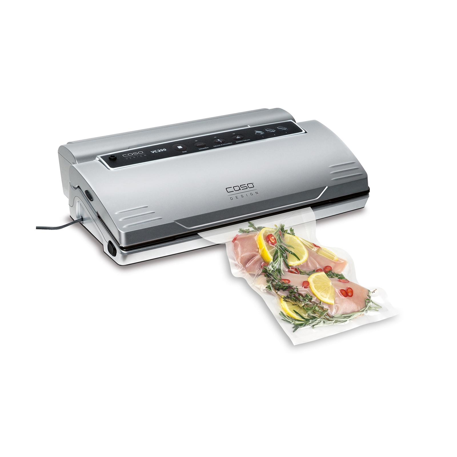 Caso 1390 VC 200 Vakuumierer silber