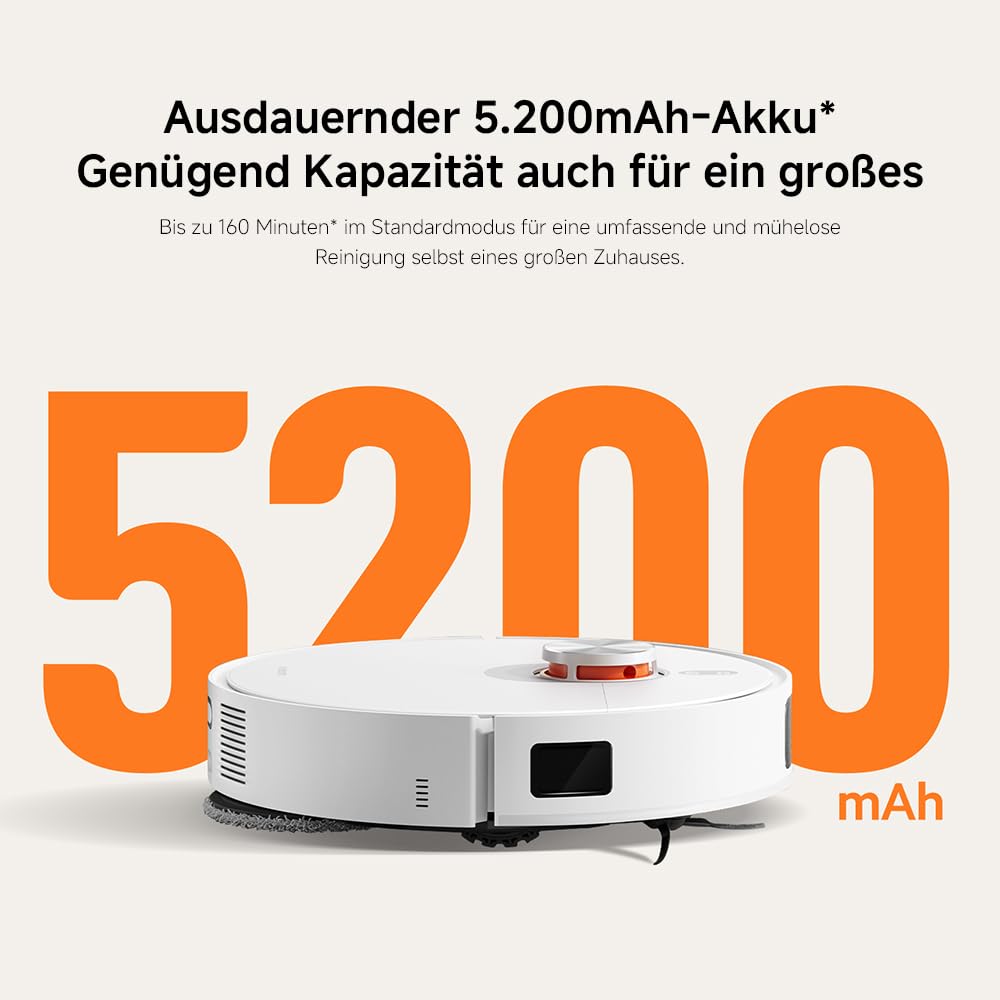 Xiaomi Robot Vacuum X20 Pro – 7000 Pa Saugleistung