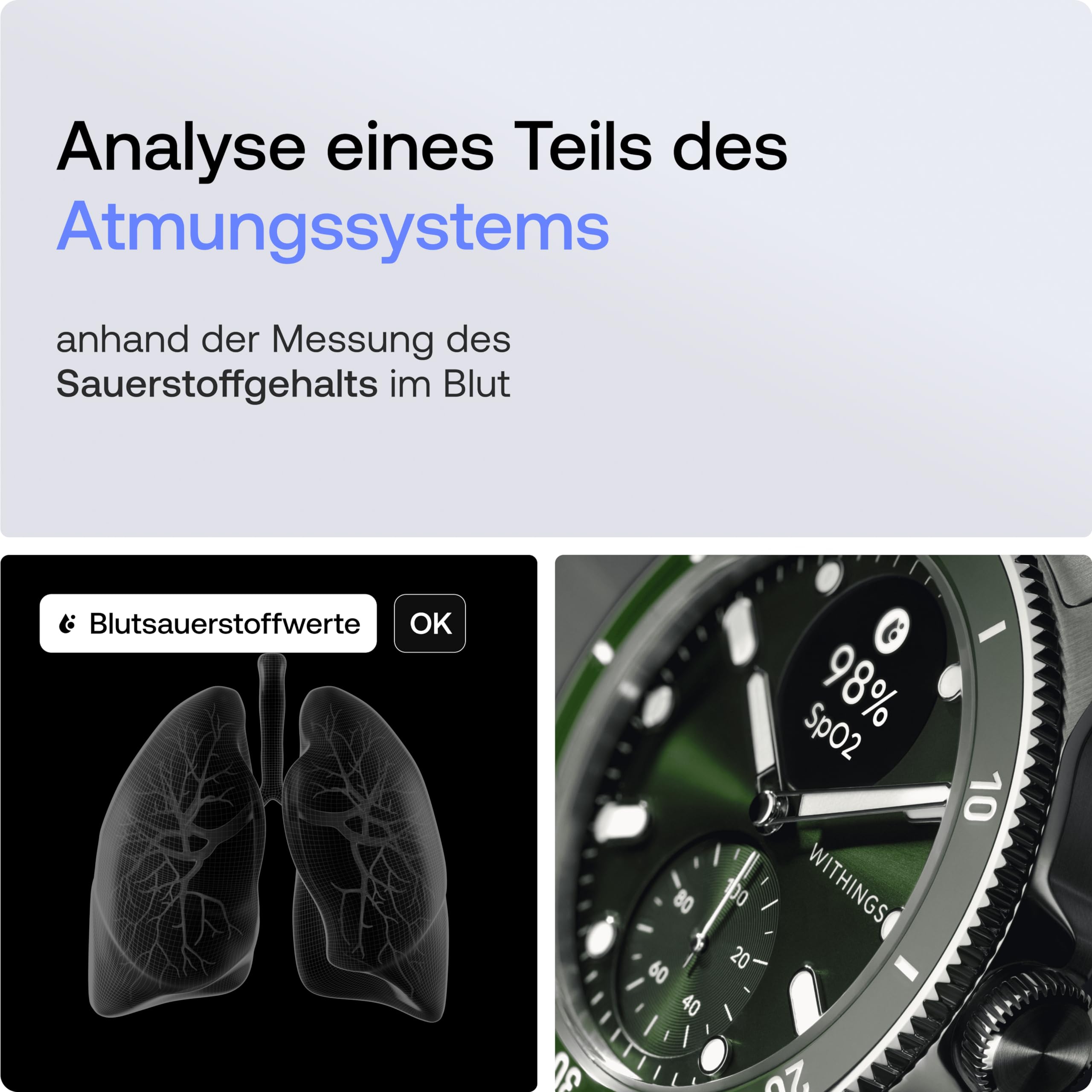 Withings ScanWatch Nova, Hybrid Smartwatch Herzgesundheit für M&F - EKG, SPO2