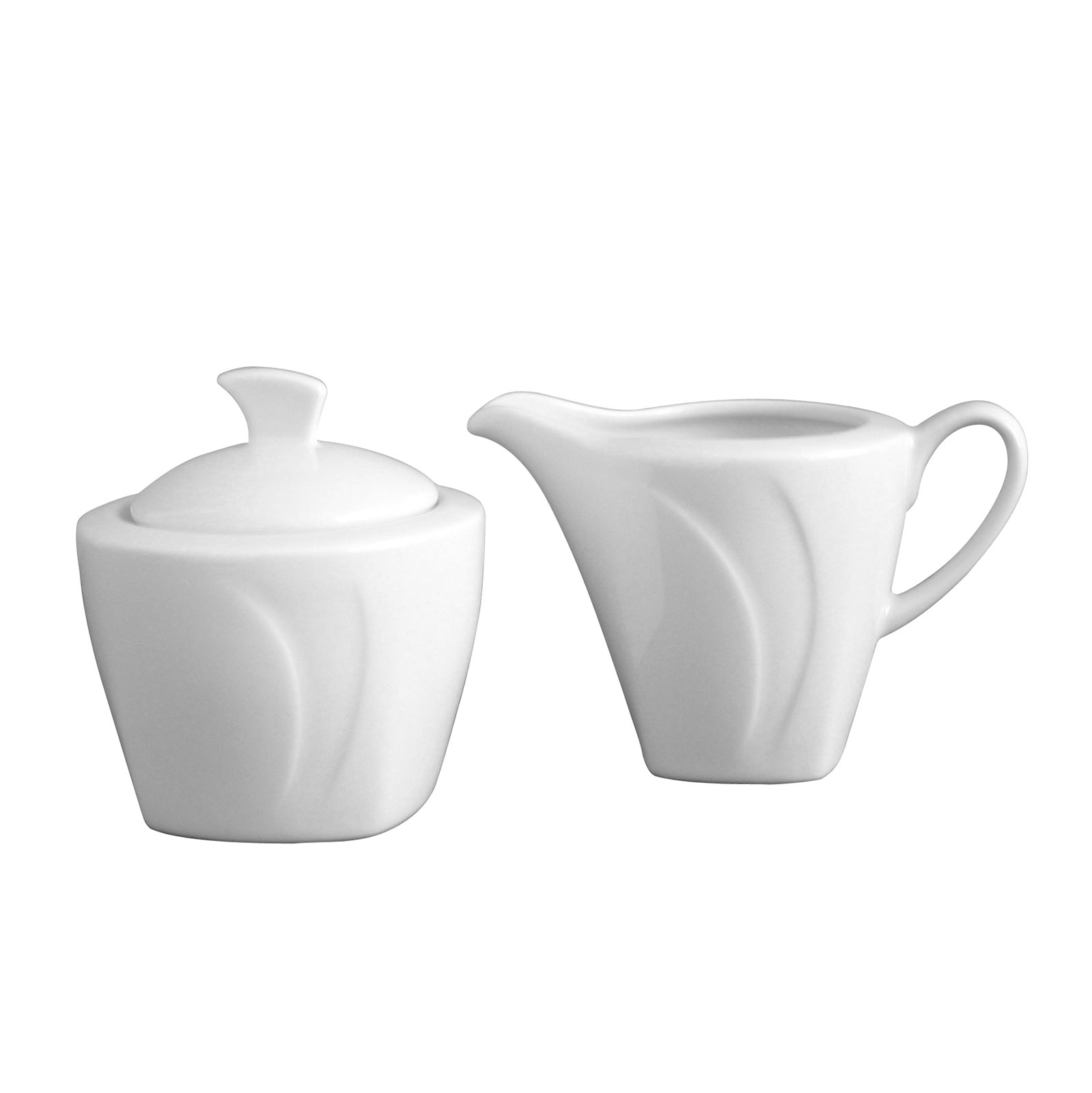 CreaTable, 13163, Serie Celebration weiss, Milch- und Zucker Set 2tlg CreaTable, 13163, Serie Celebration weiss, Milch- und Zucker Set 2tlg